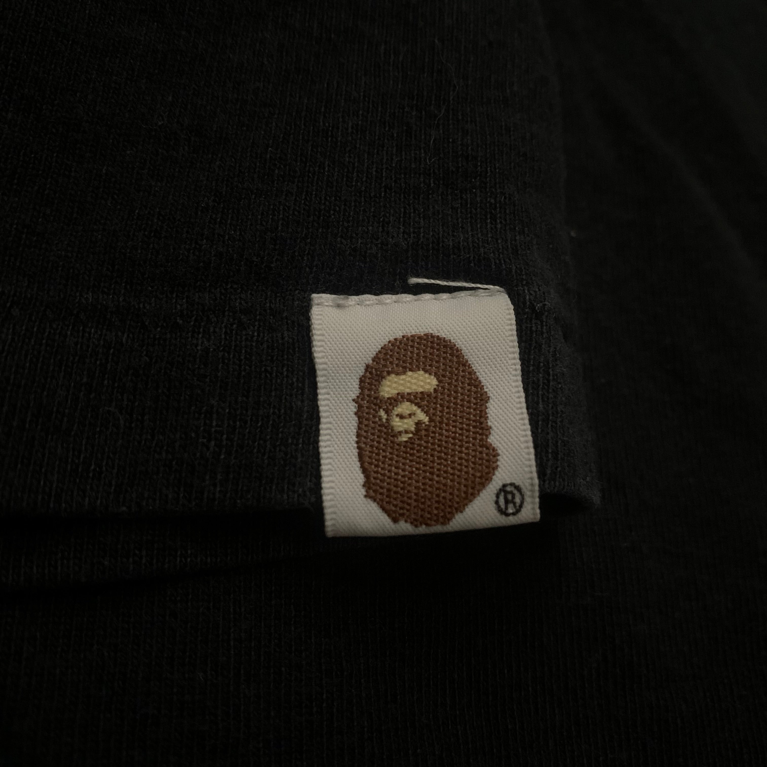 Bape Large Shark 1st Camo Black Tee A Bathing Ape