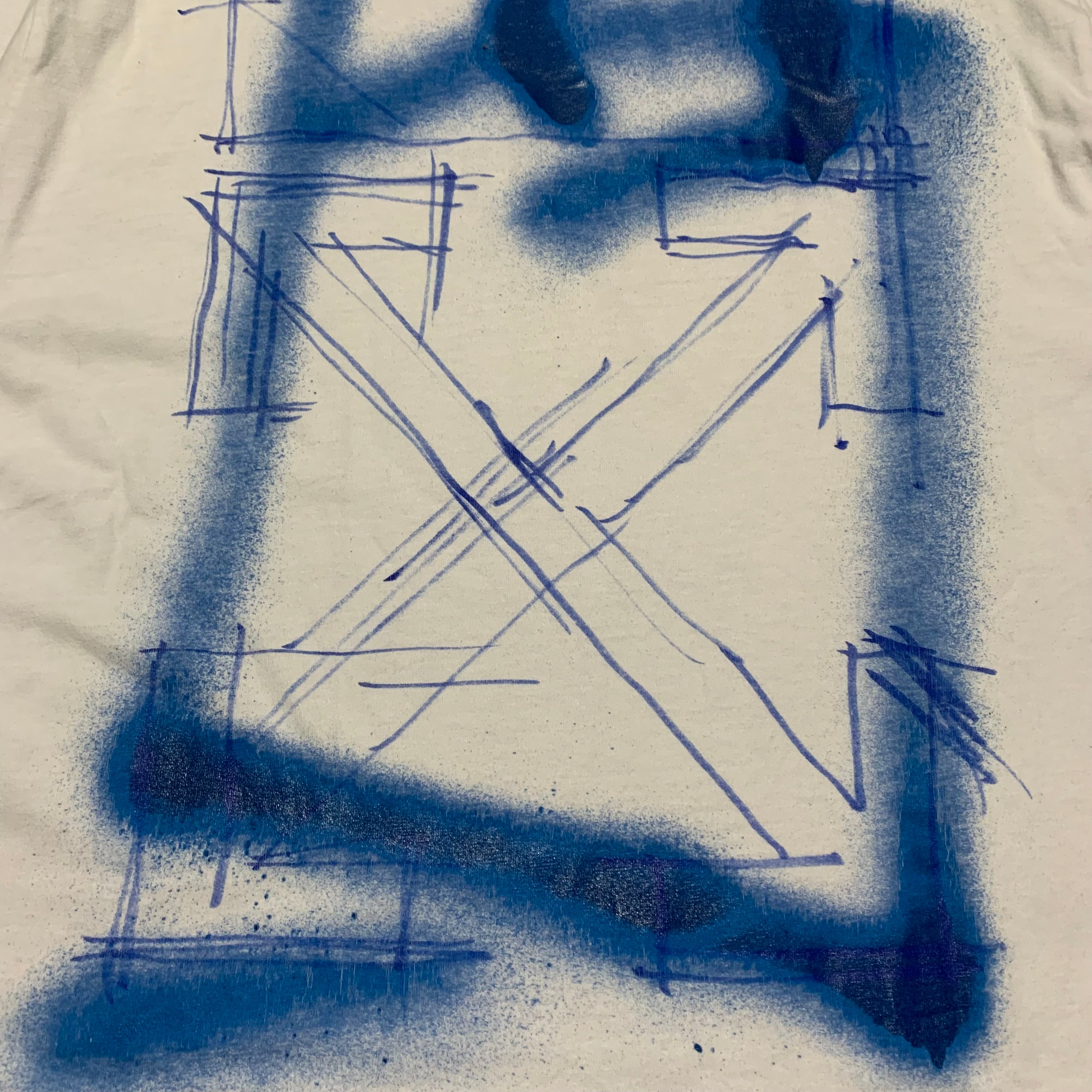 Off White Medium Spray Marker White Tee Virgil Abloh