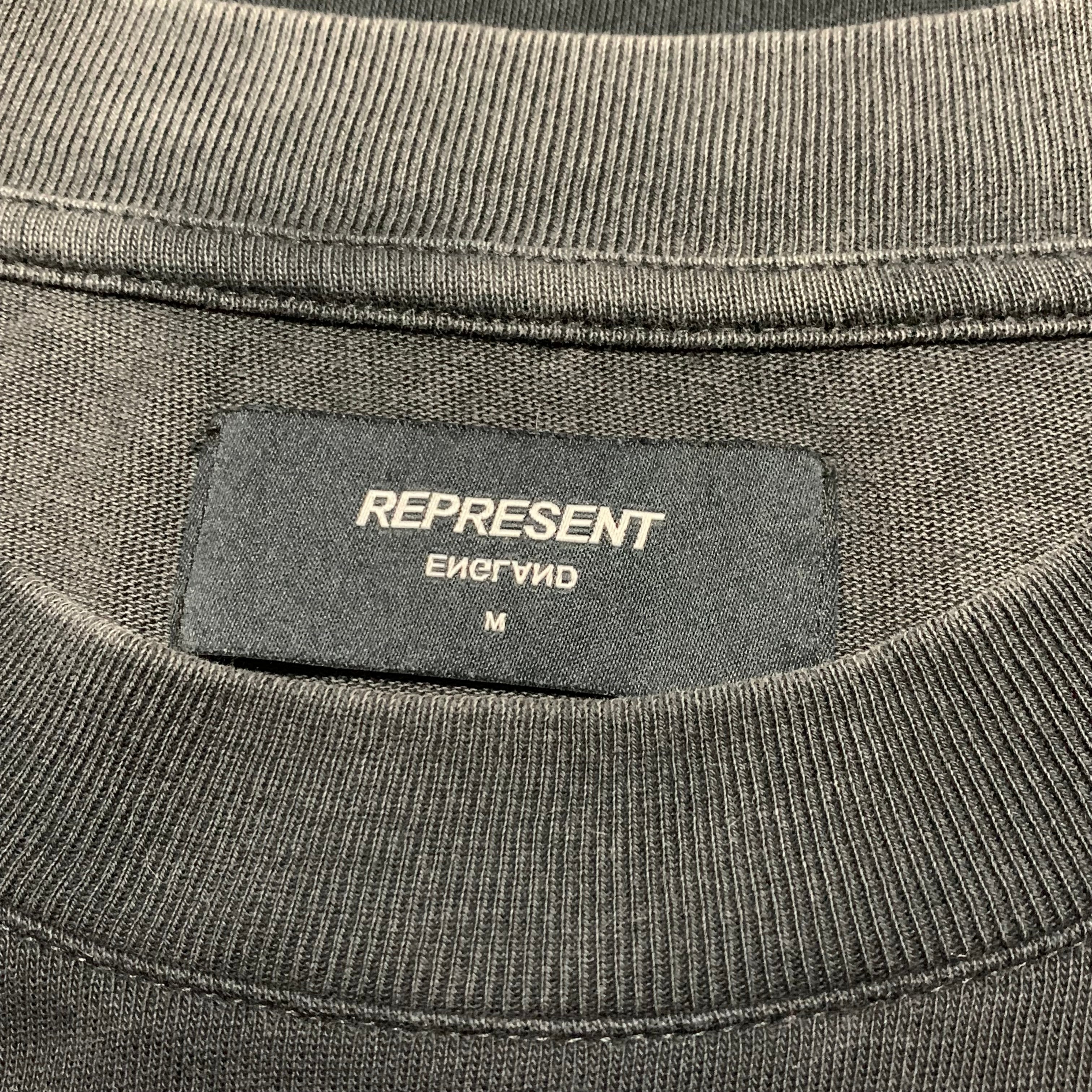 Represent Medium Hell Raiser Vintage Black Tee