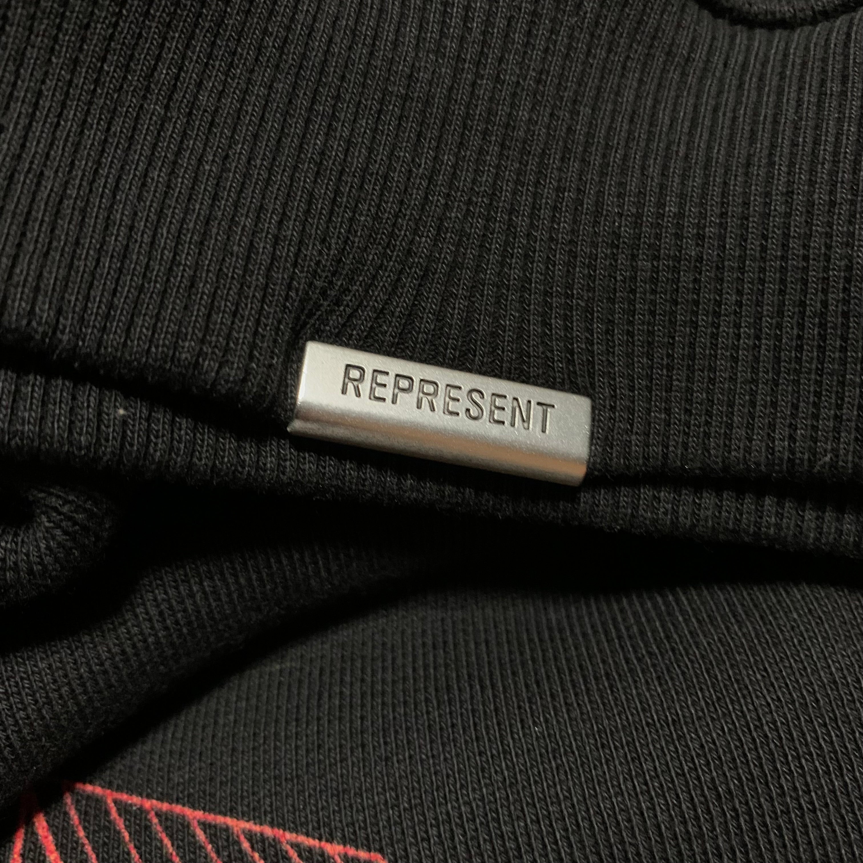 Represent XS Design Studio Team Jet Black Sweater Sweatshirt Crewneck