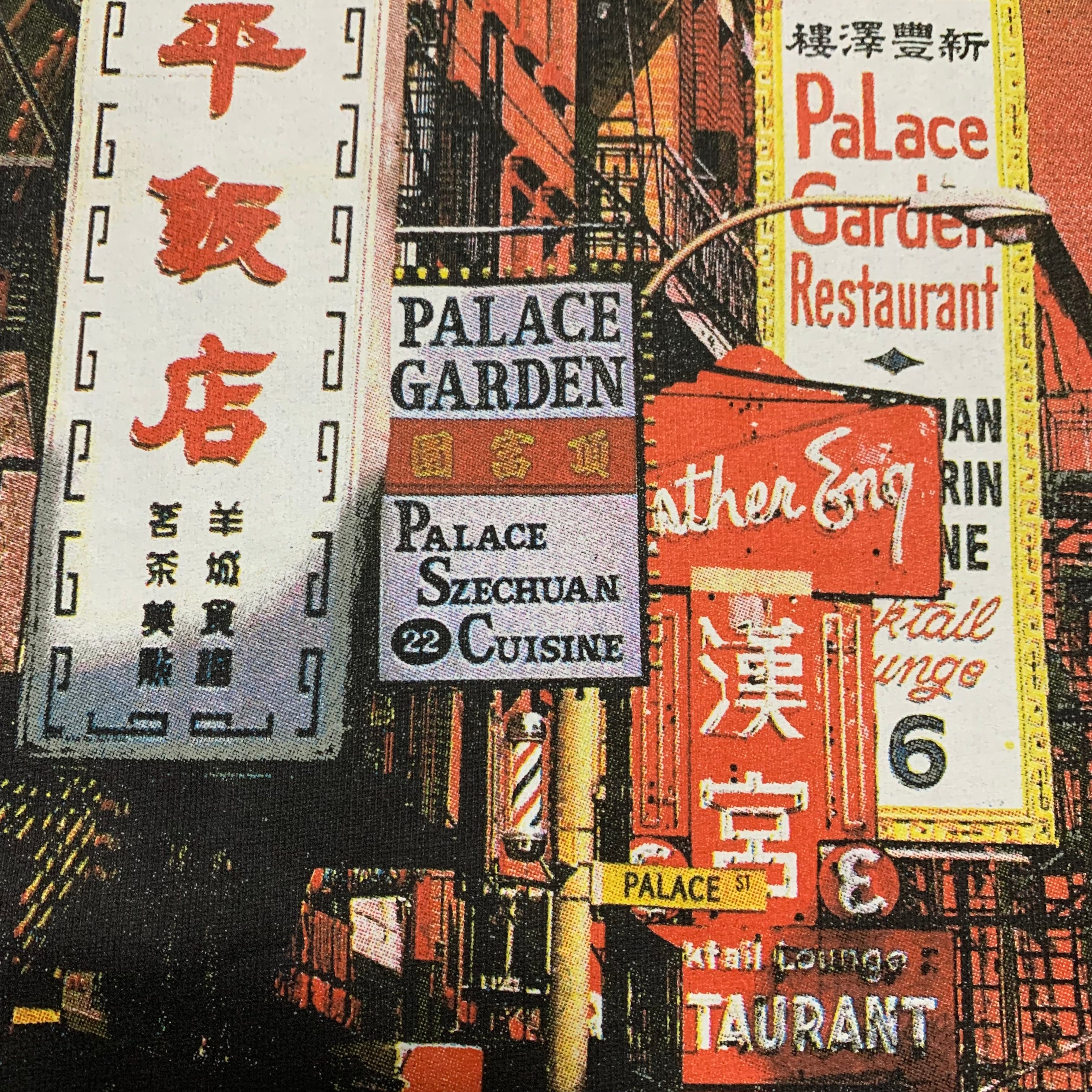 Palace Small Downtown Purple Tee 2023