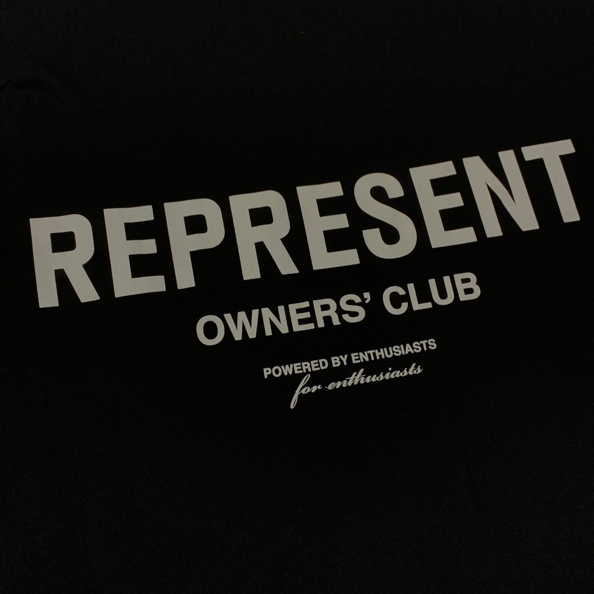Represent Medium Tee Owners Club Jet Black T-Shirt