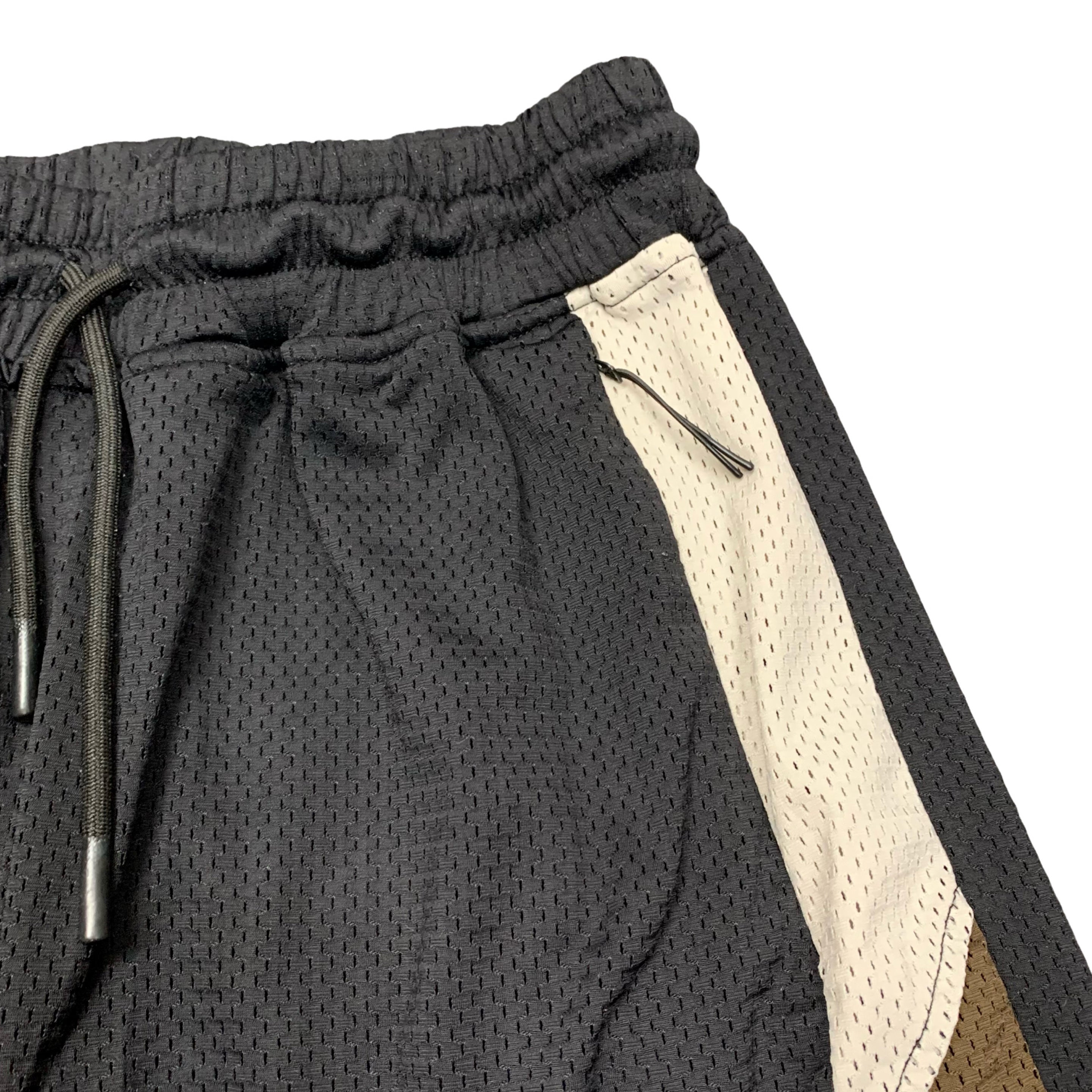 Represent Small Shorts Initial Black Mesh Bottoms
