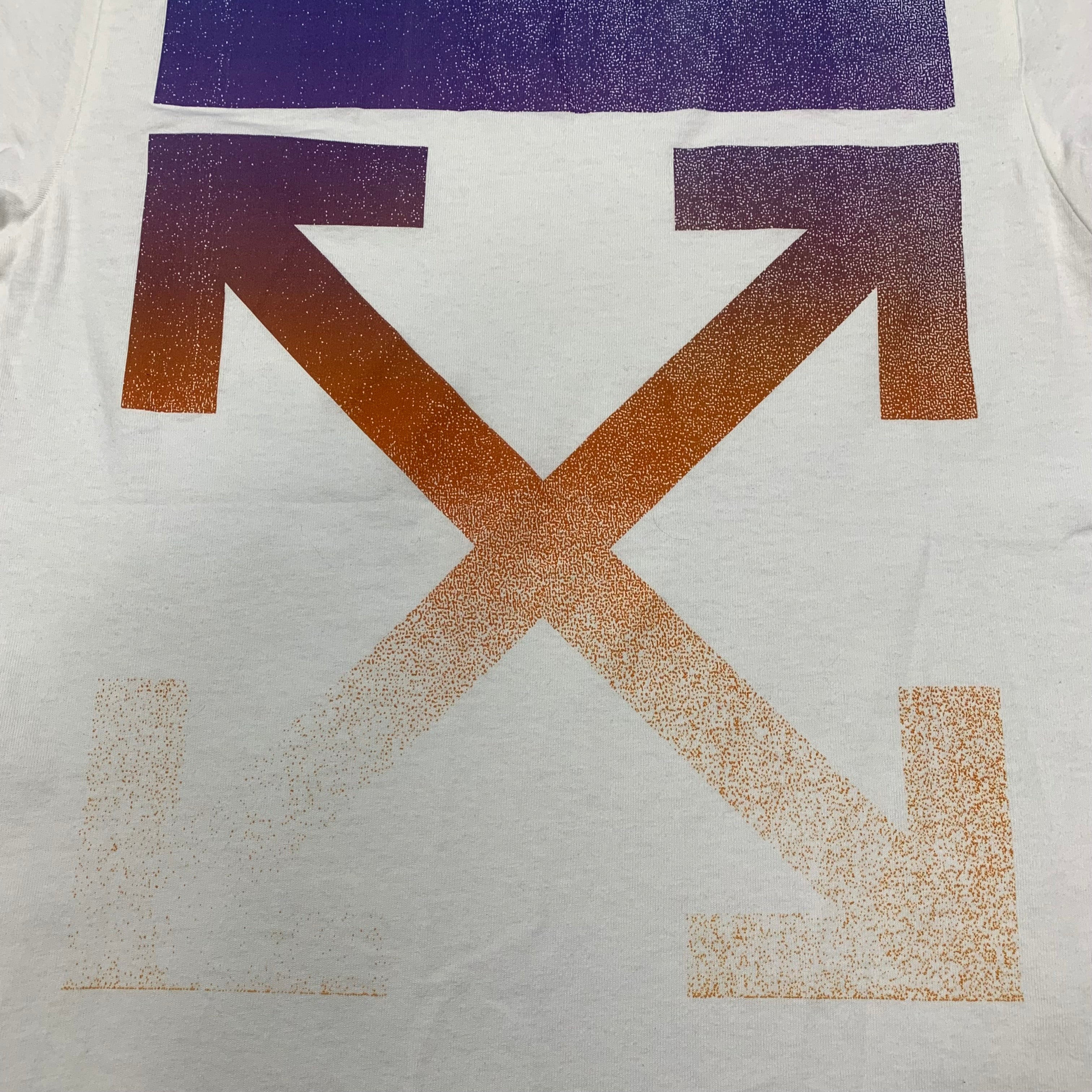 Off White XXS Tee Degrade Arrows White T-Shirt Virgil Abloh