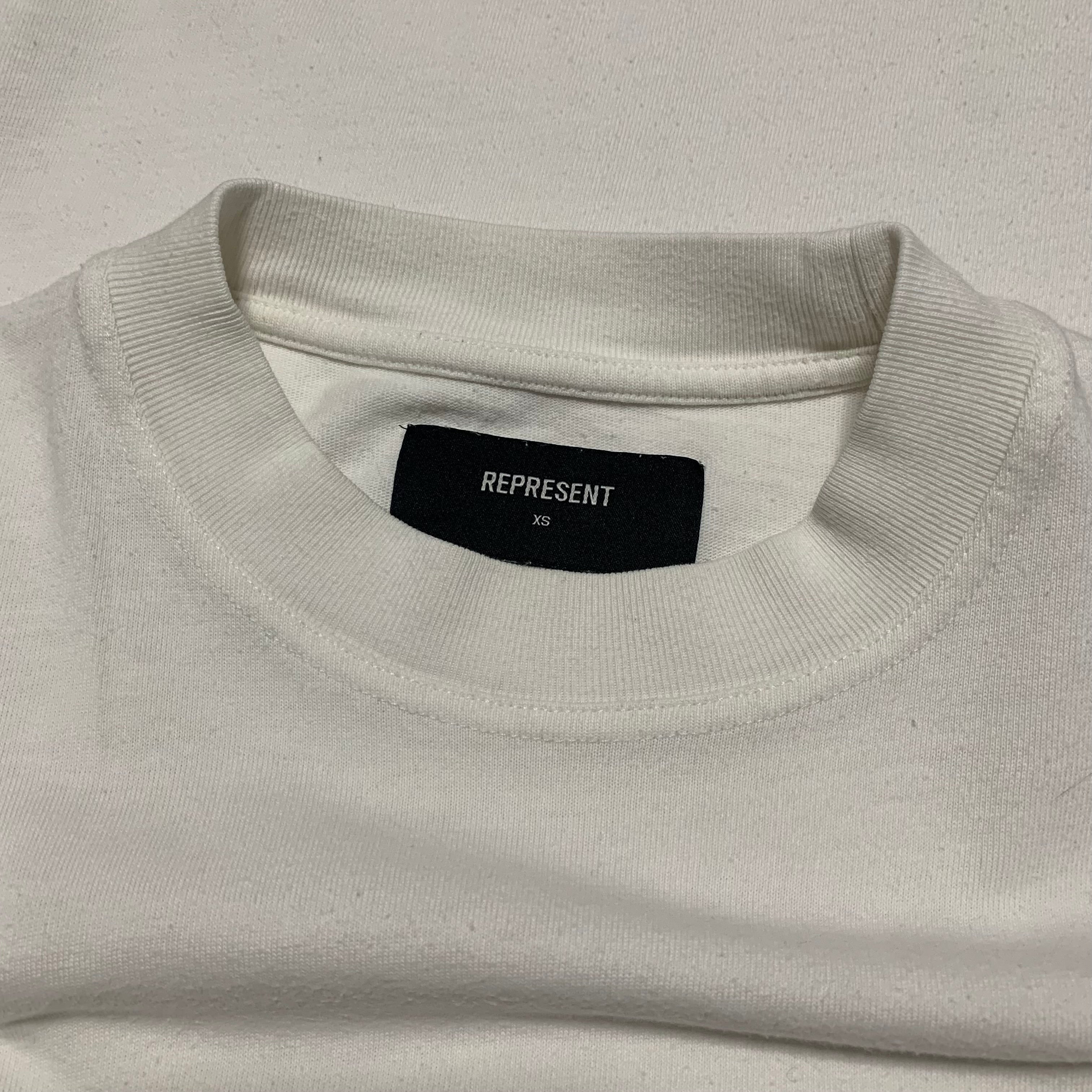 Represent XS REP Flat White Tee