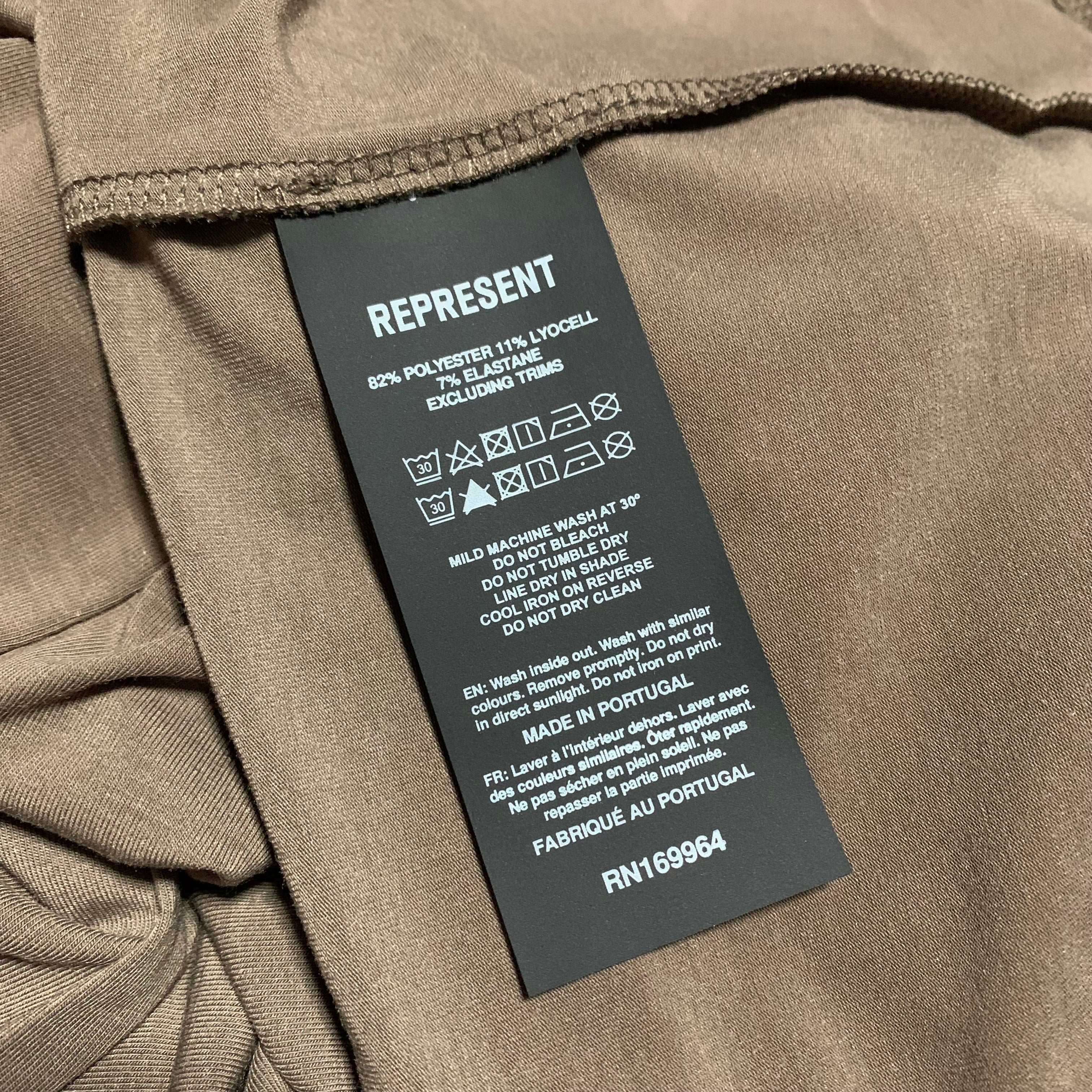 Represent XS Future Terrains Oversized Tank Top Umber