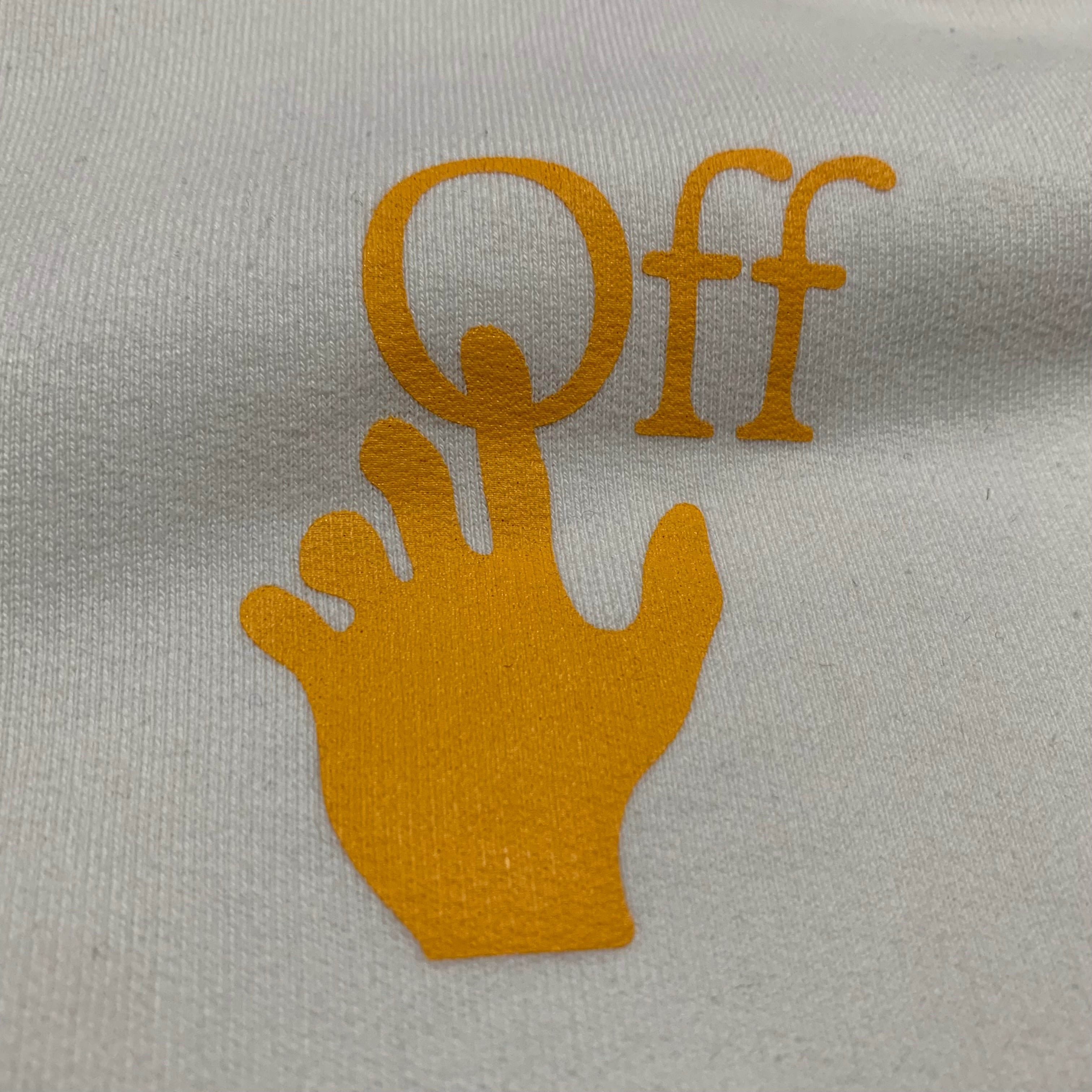 Off White Medium Caravaggio Painting White Hoodie Virgil Abloh