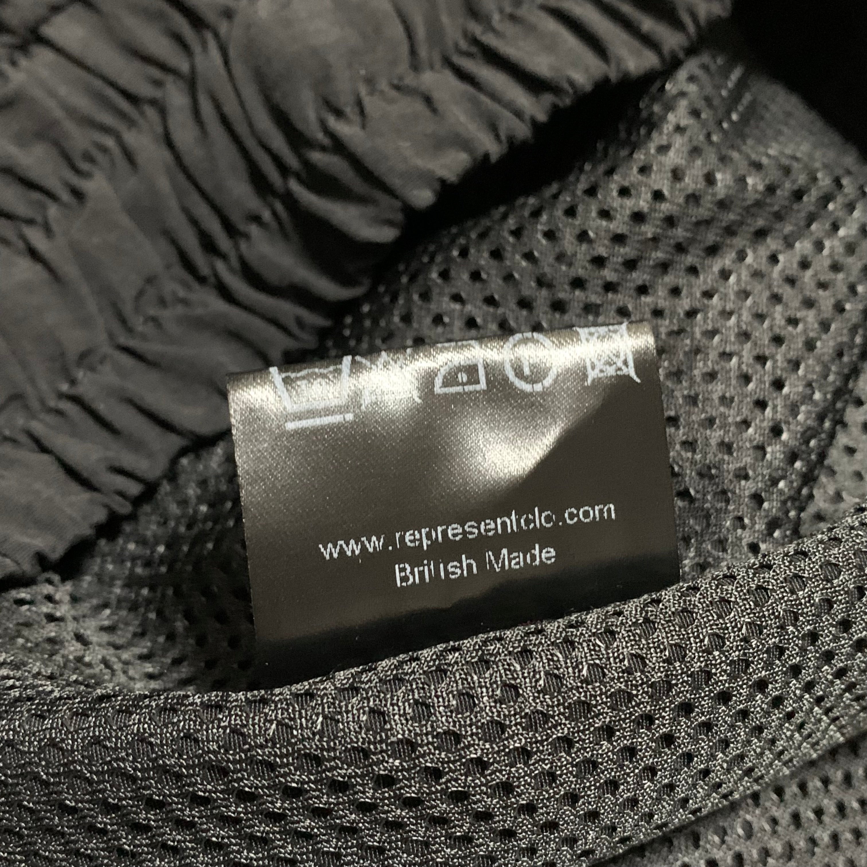 Represent Small Shorts Black Bottoms Signature British Made