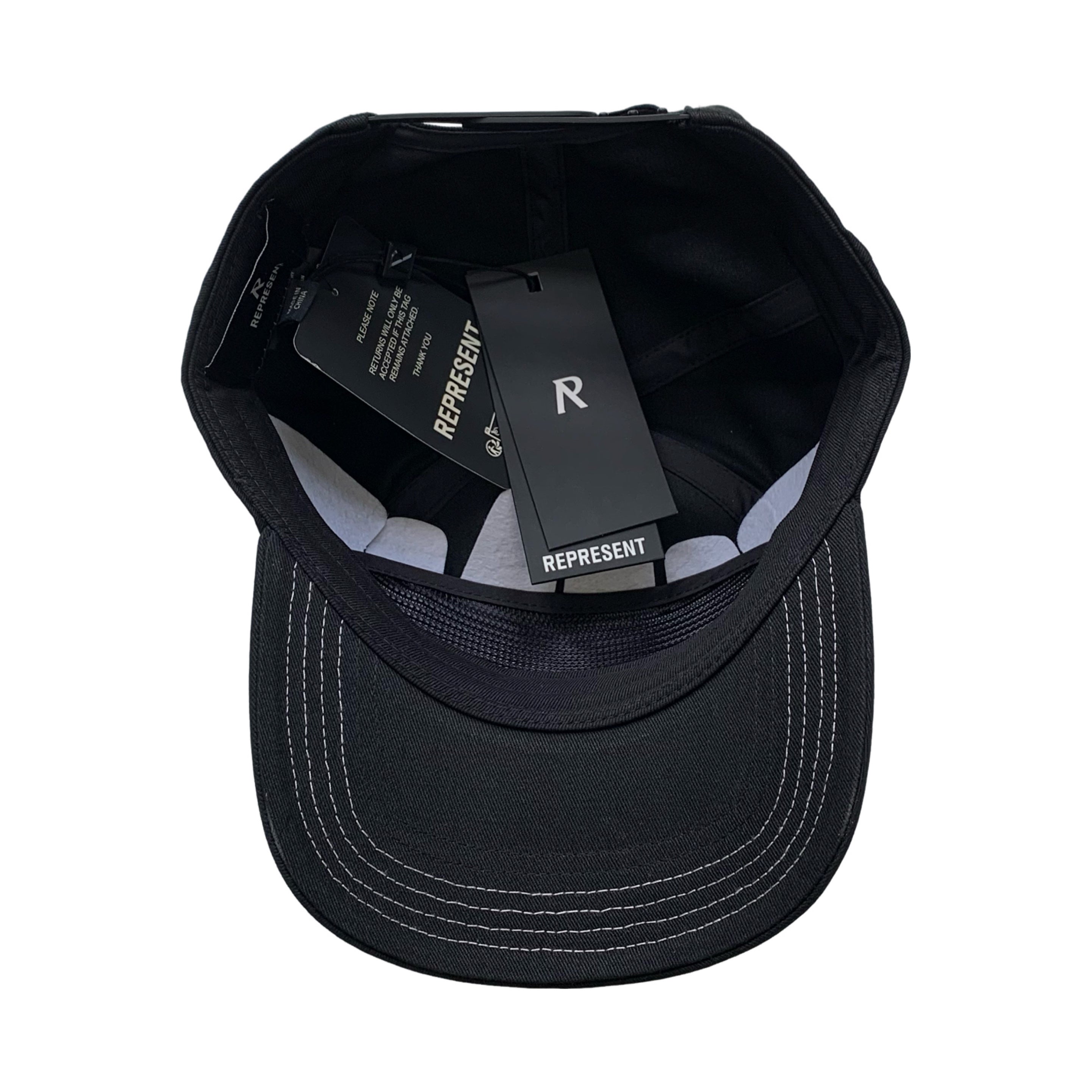 Represent Cap Overdrive Badge Jet Black Cap
