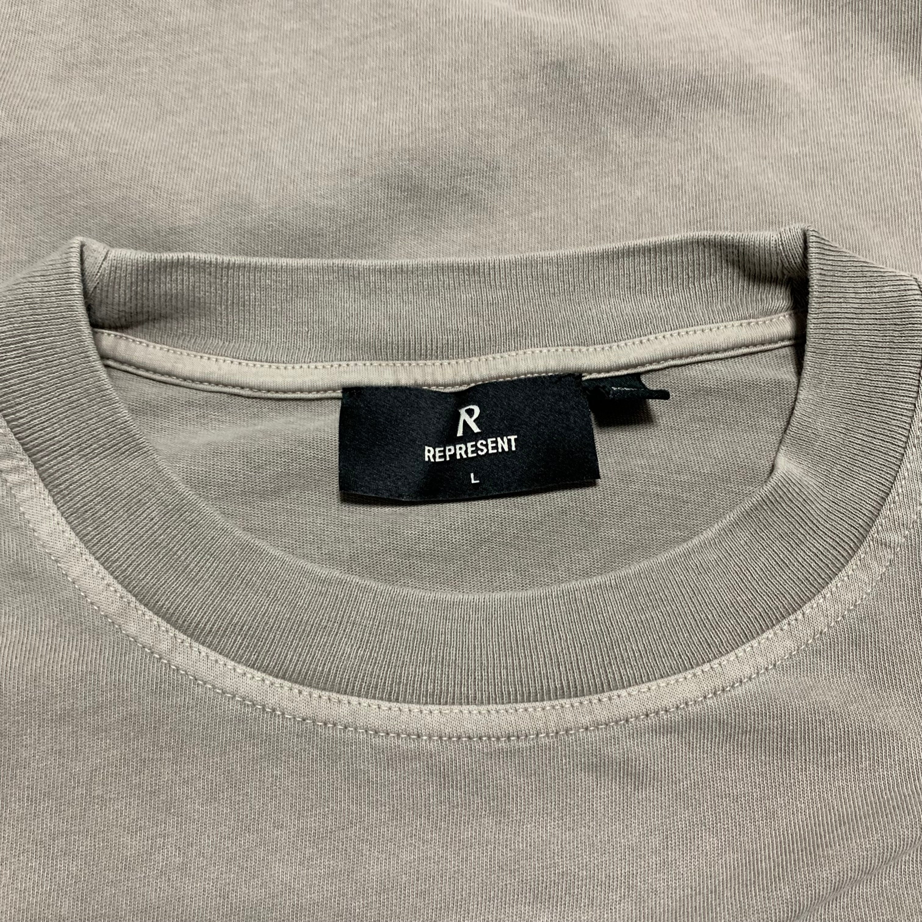 Represent Large Patron Of The Club Grey Tee