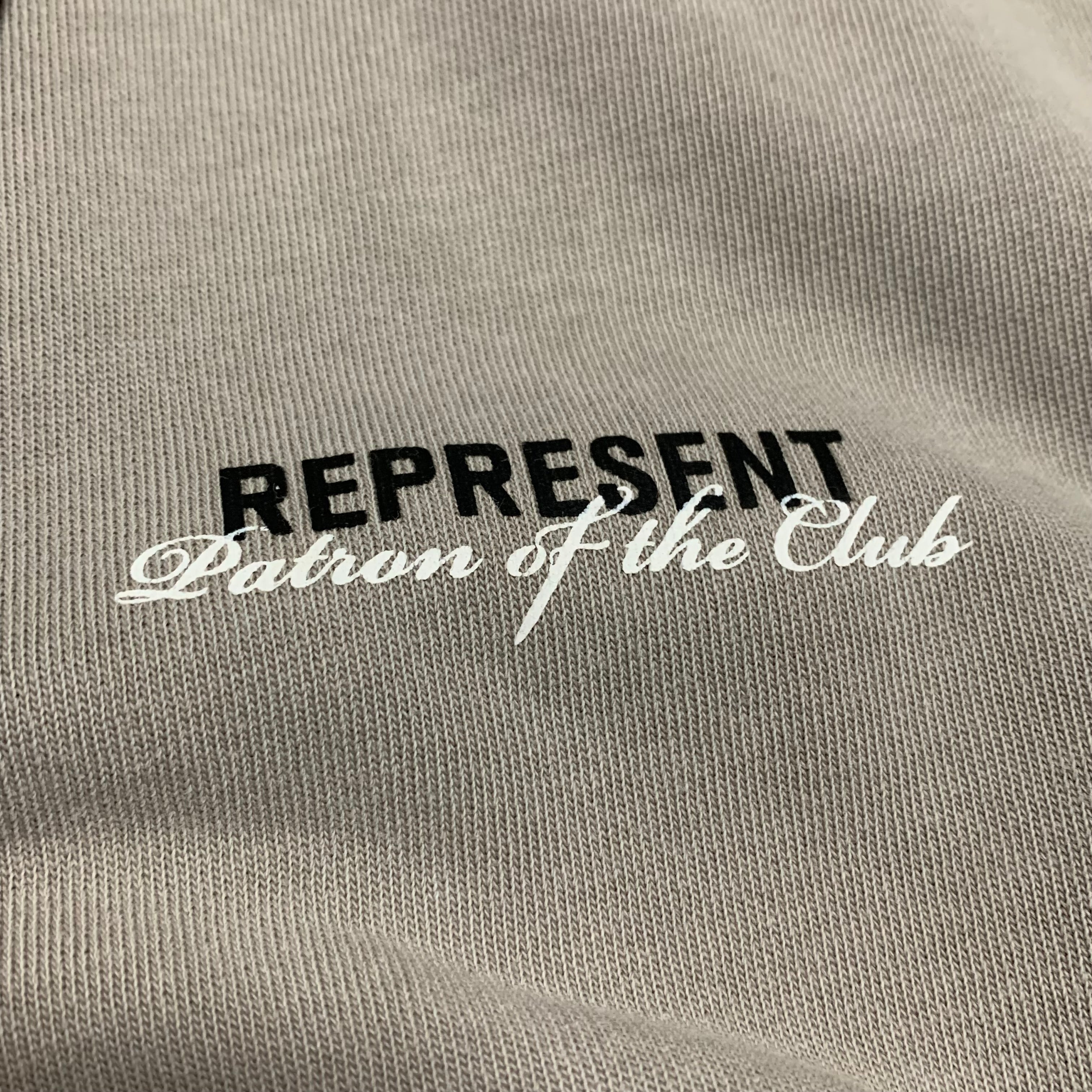 Represent Large Patron Of The Club Grey Tee