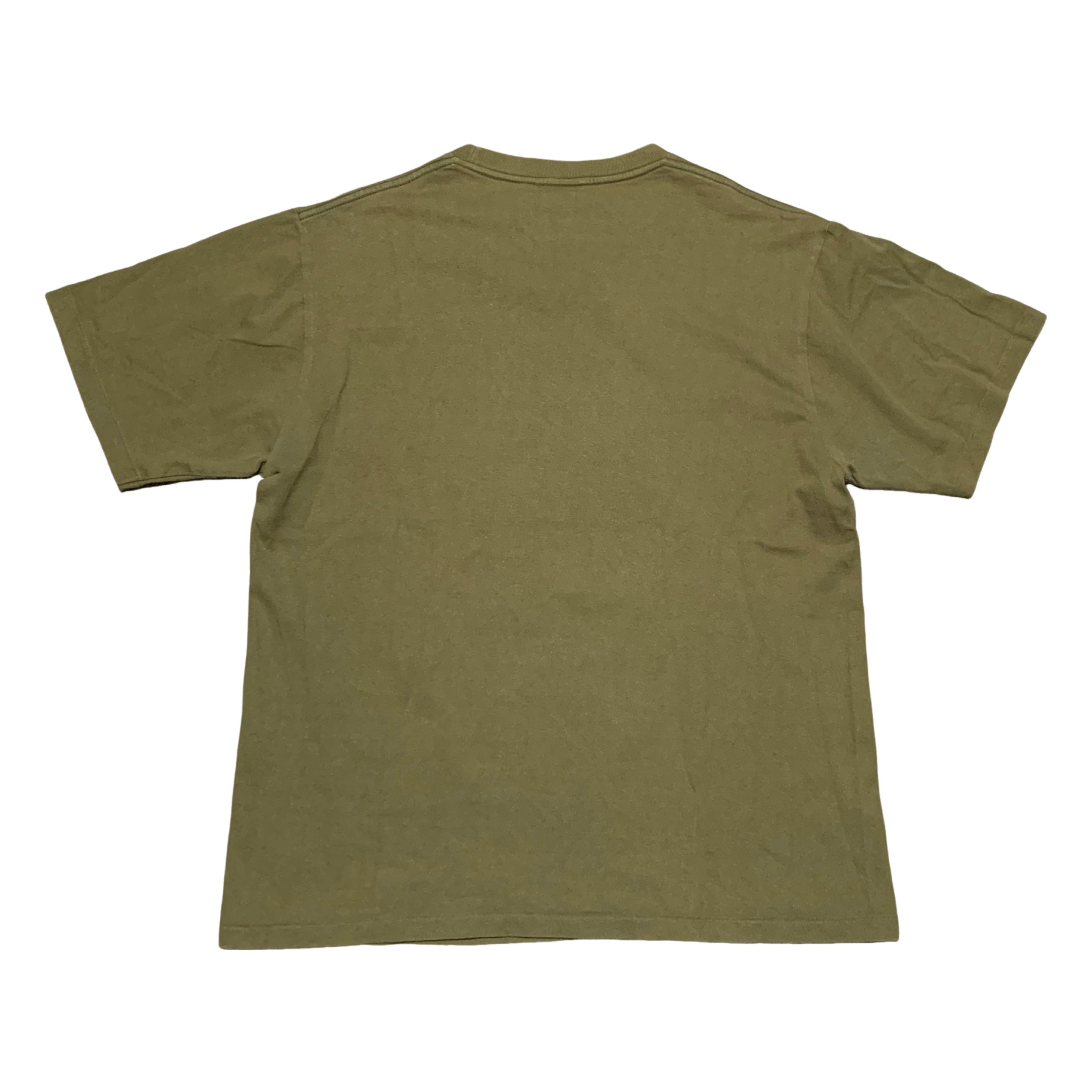 Bape Large Busy Works Tiger Camo Green Tee A Bathing Ape