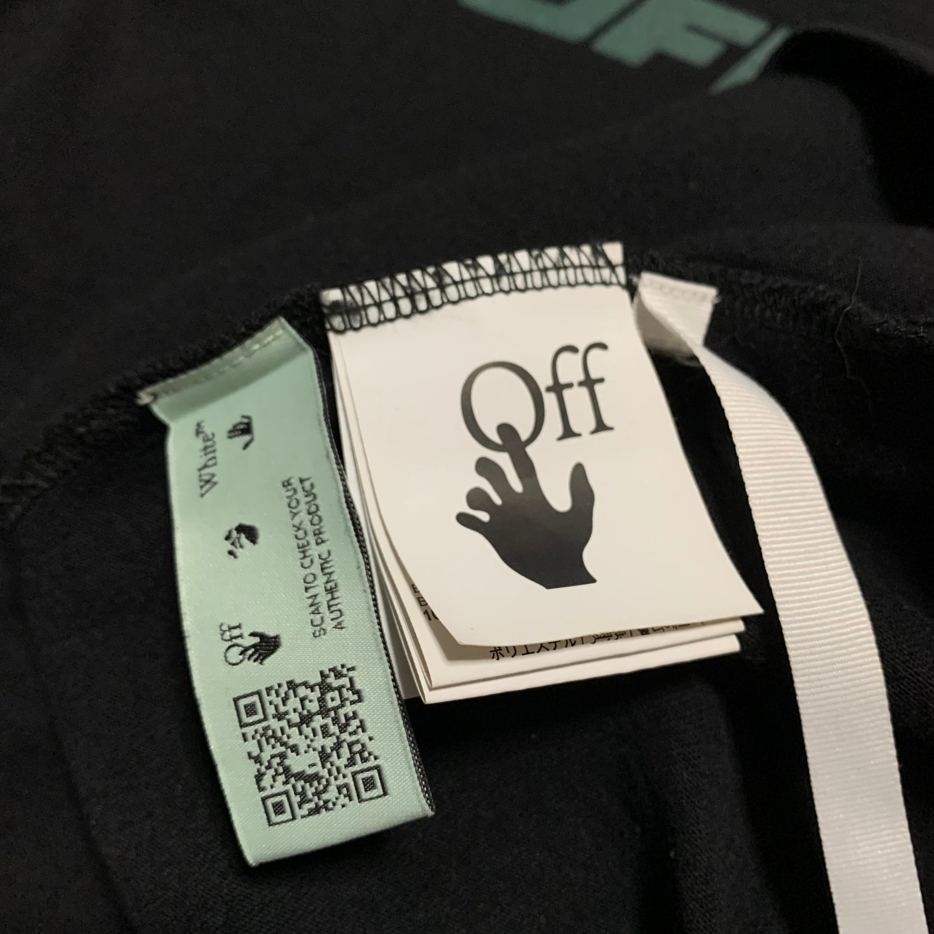 Off White Small Trellis Worker Black Tee Virgil Abloh