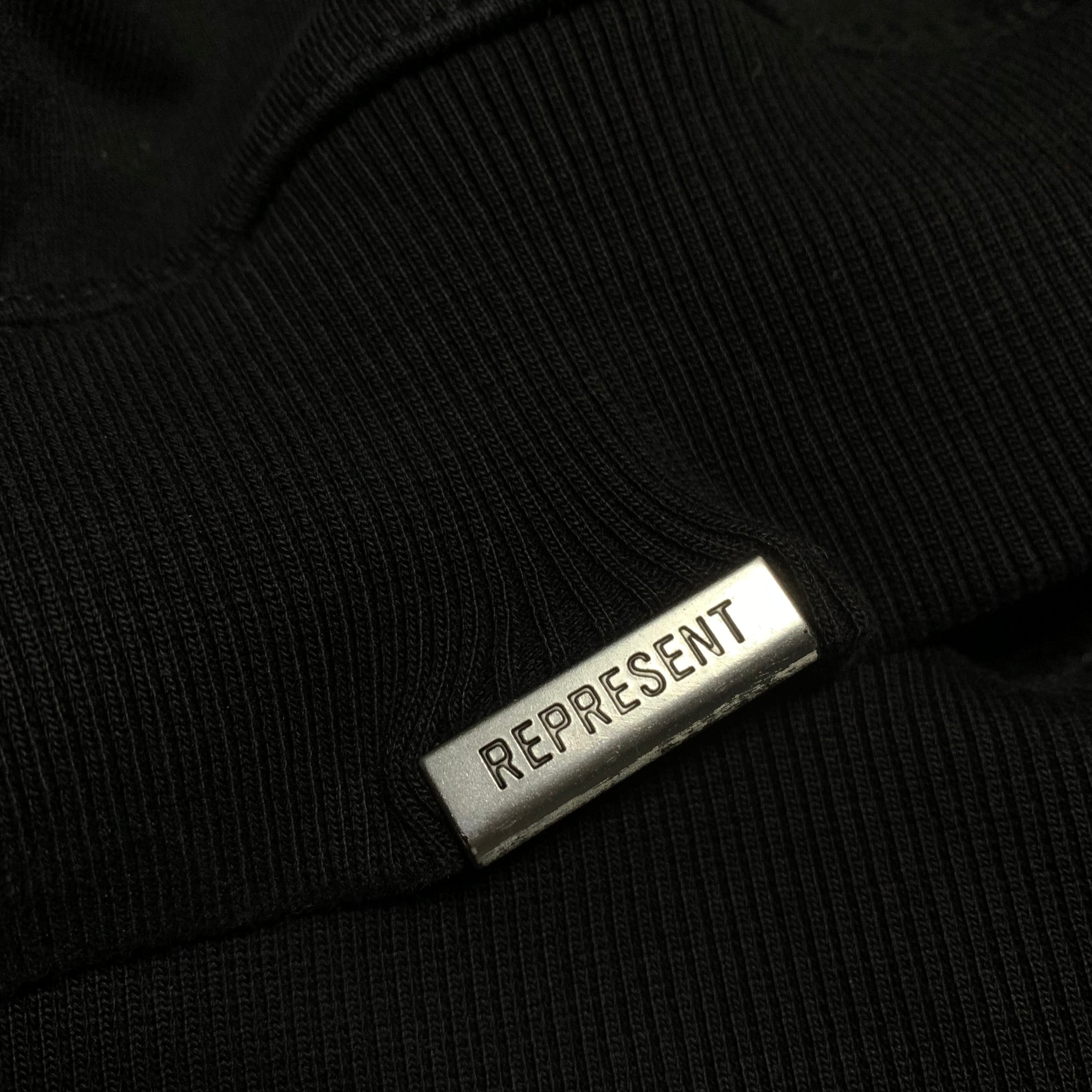 Represent Small Storms Of Heaven Jet Black Sweater Sweatshirt Crewneck