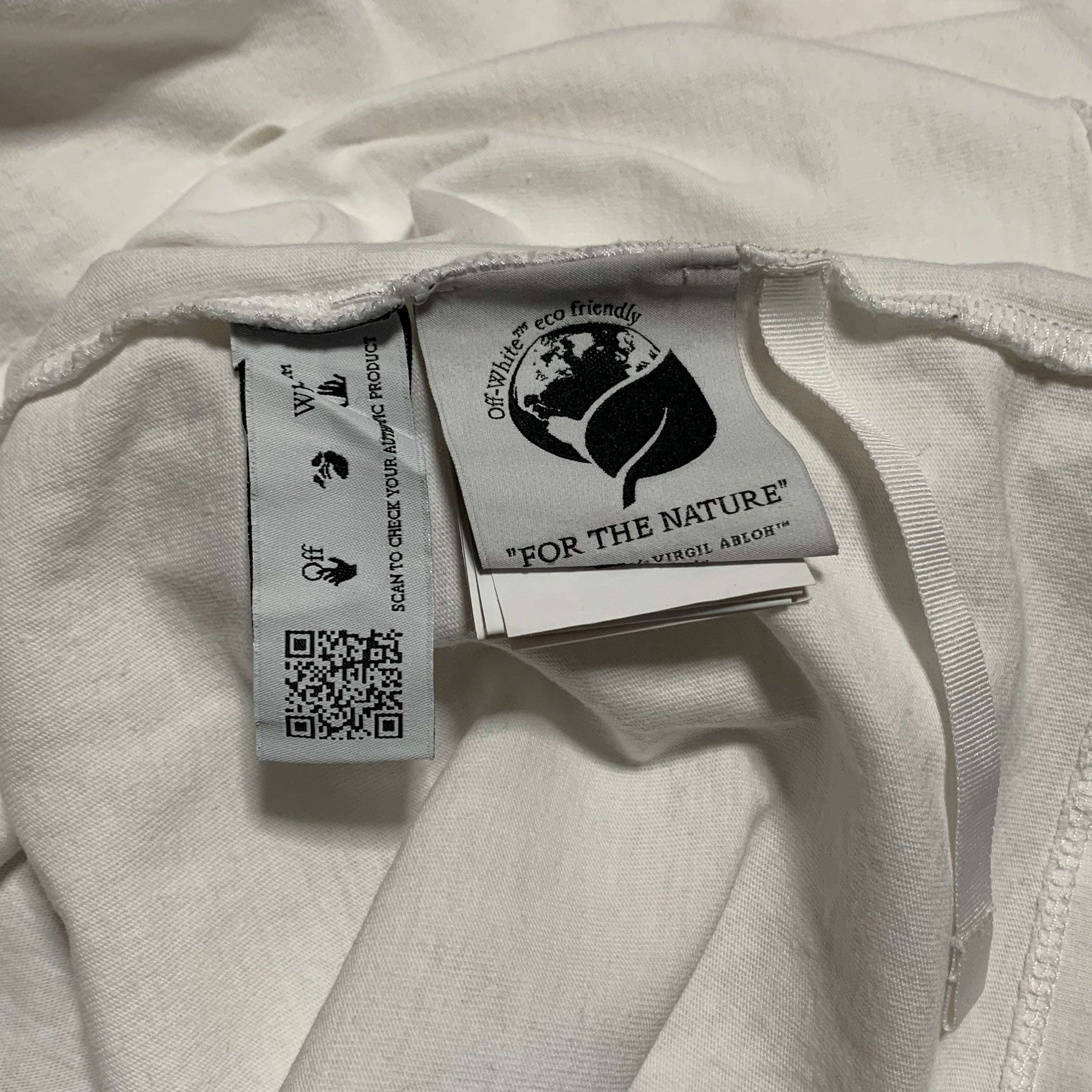 Off White XL Starred Arrows White Tee Virgil Abloh