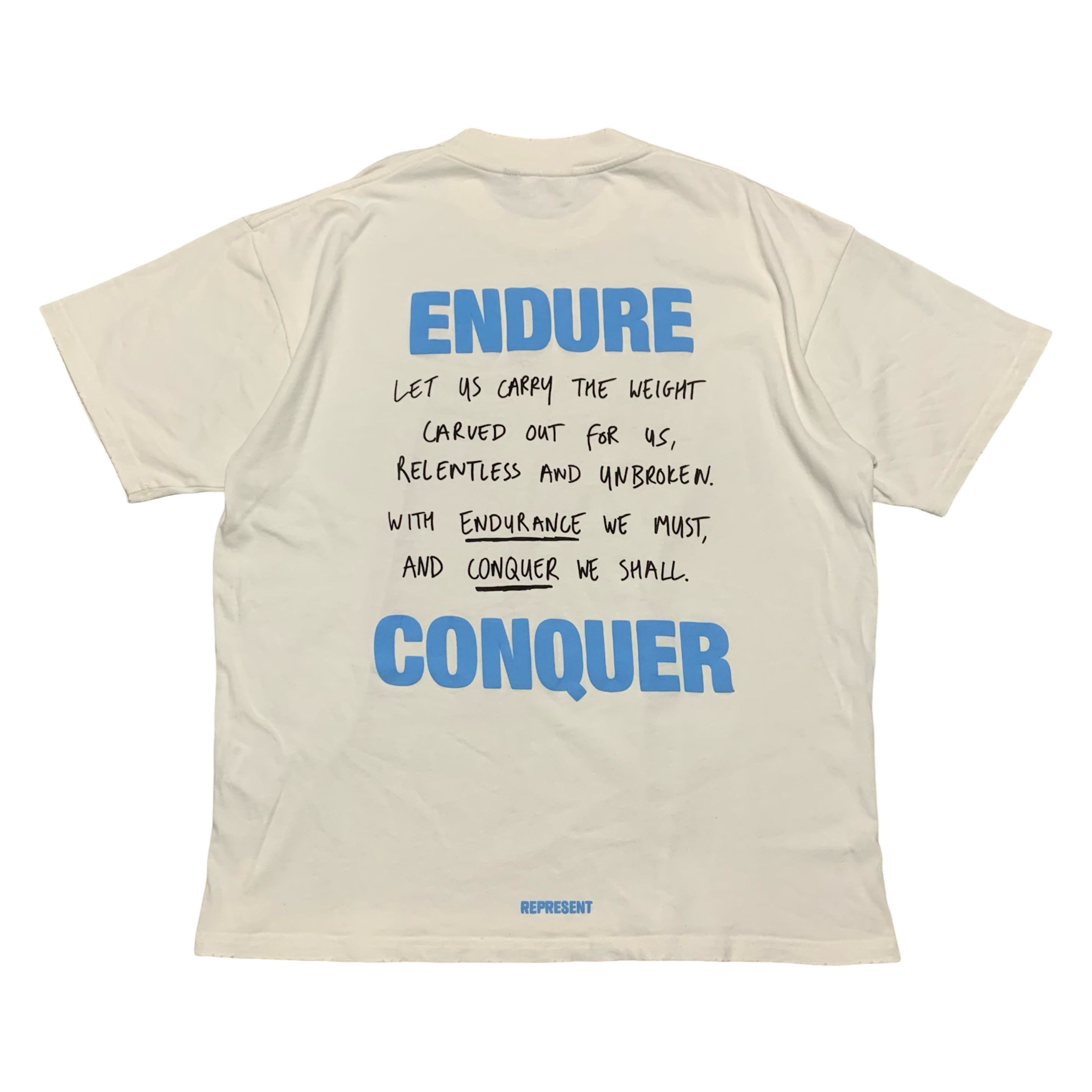 Represent Large Tee Atlas Flat White T-Shirt