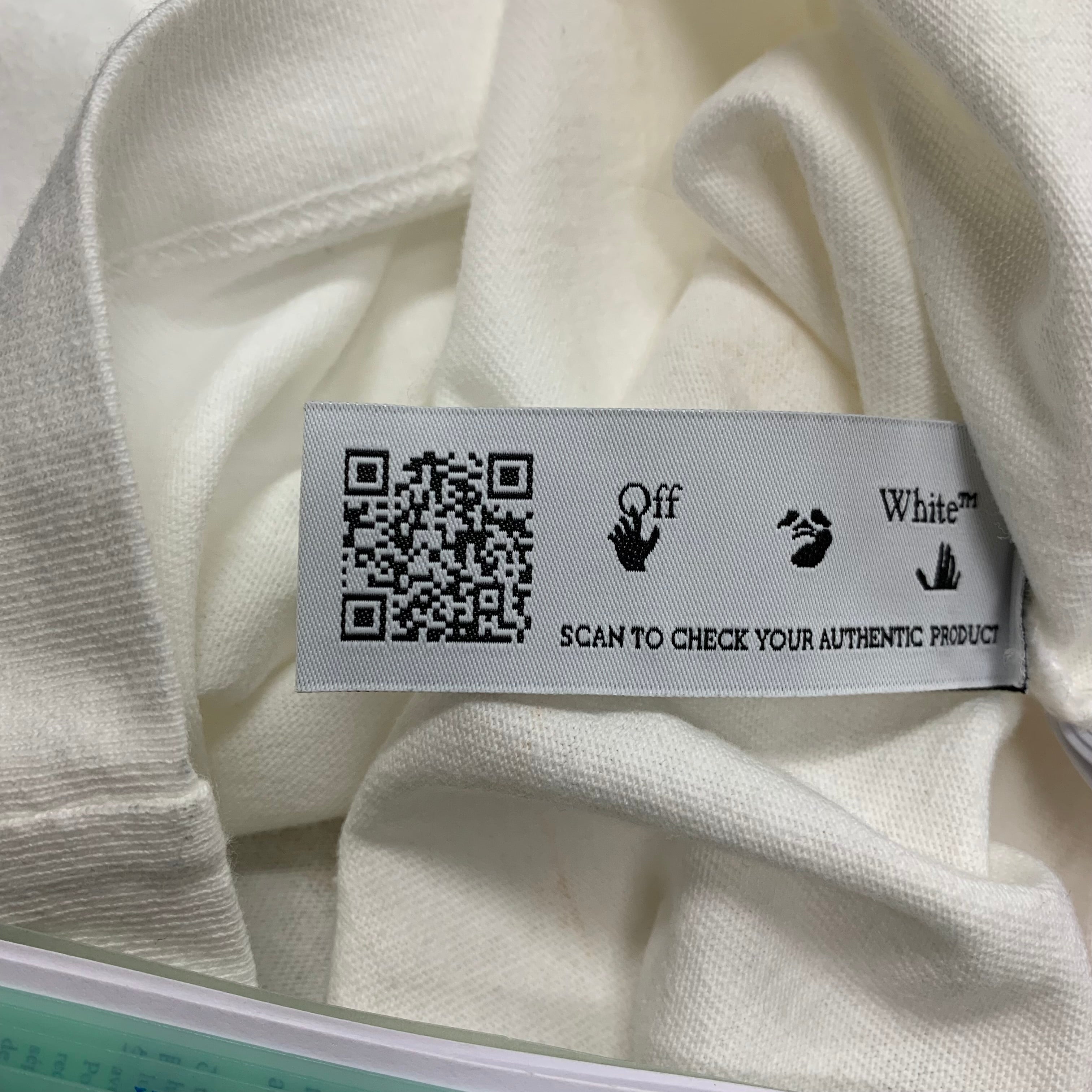Off White XXS Tee Degrade Arrows White T-Shirt Virgil Abloh