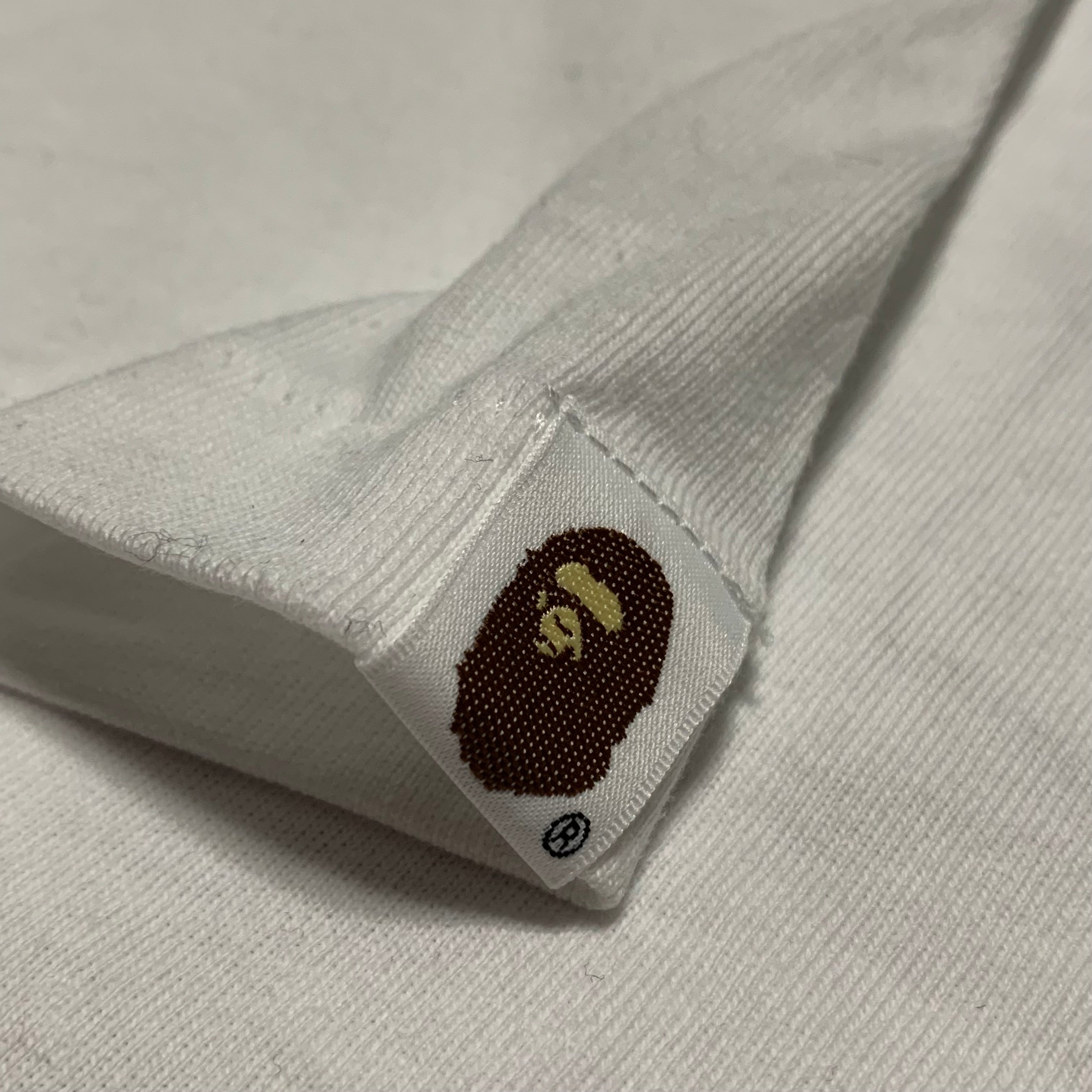 Bape Large Big Ape Head Camo White Tee A Bathing Ape