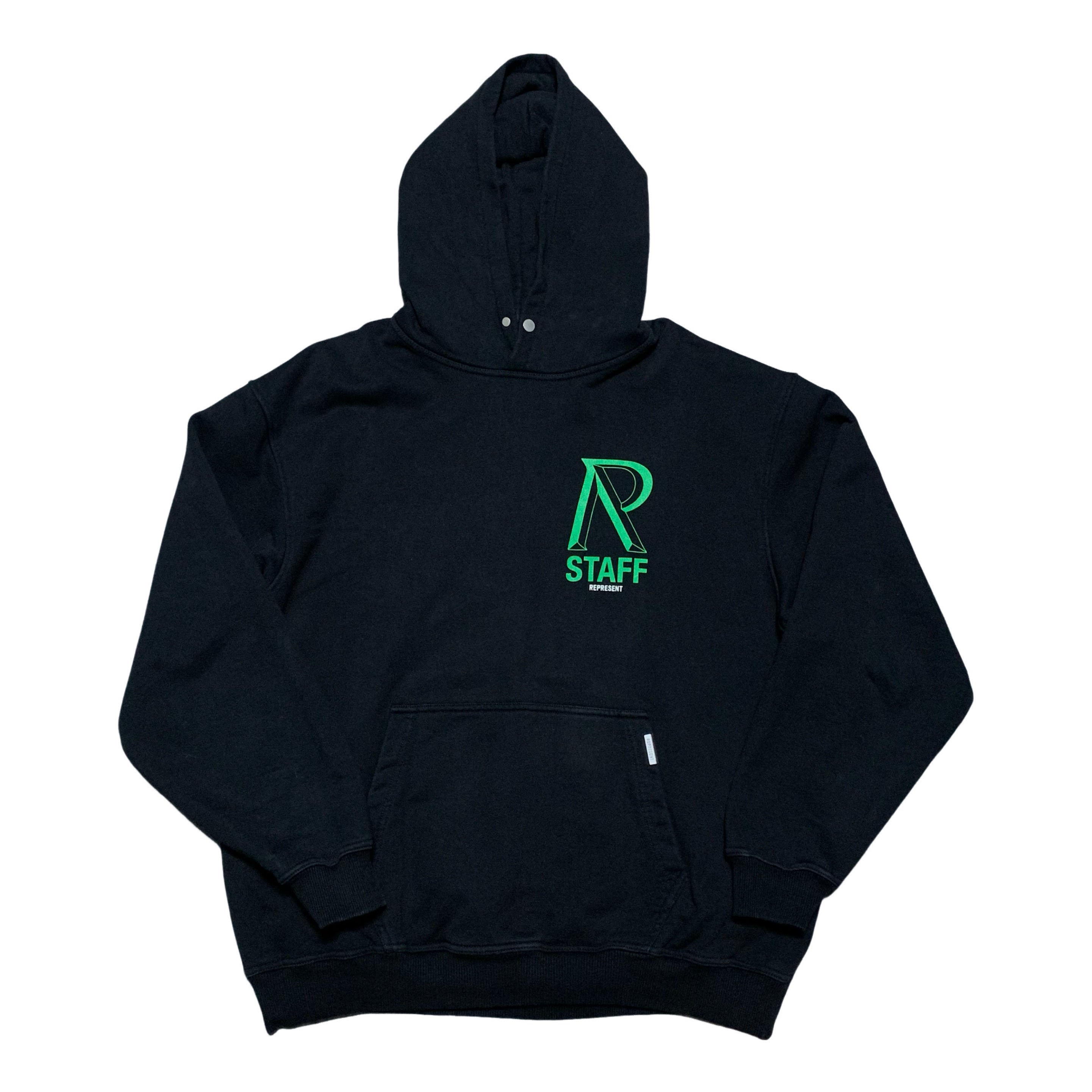 Represent Large Staff London Black Hoodie