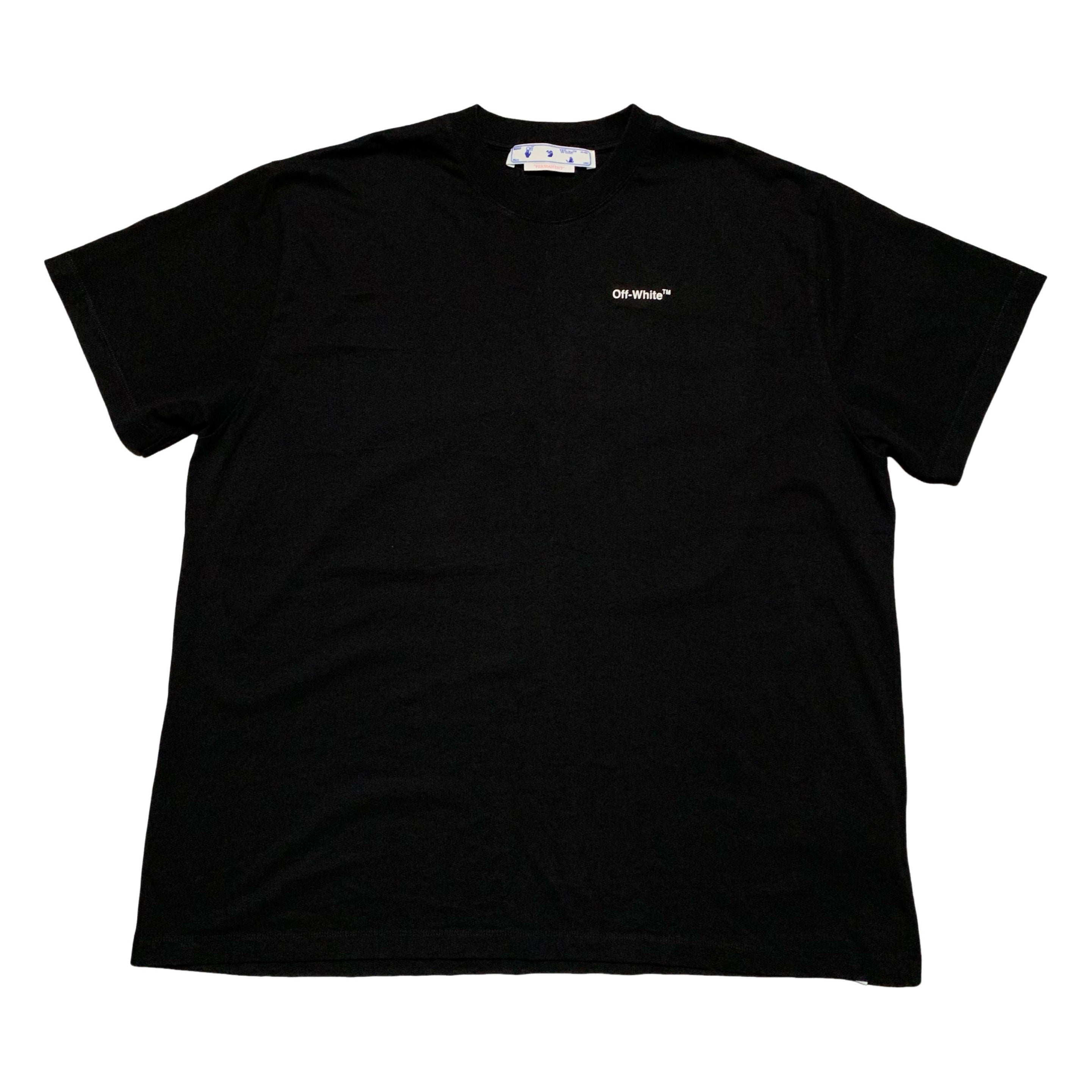 Off White XXL Caravaggio Arrows Black Tee Virgil Abloh 2XL