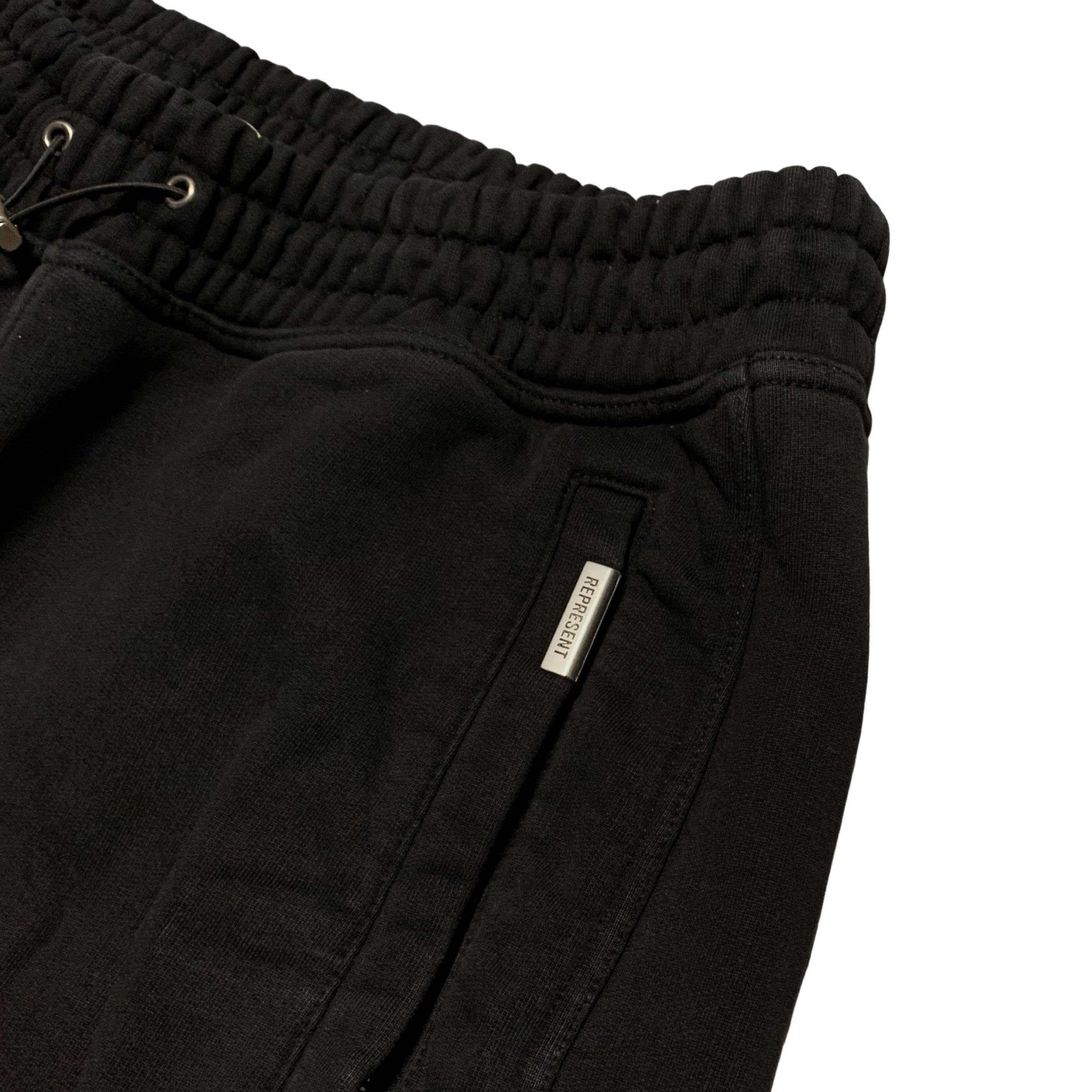 Represent XL Shorts Blanks Jet Black Bottoms