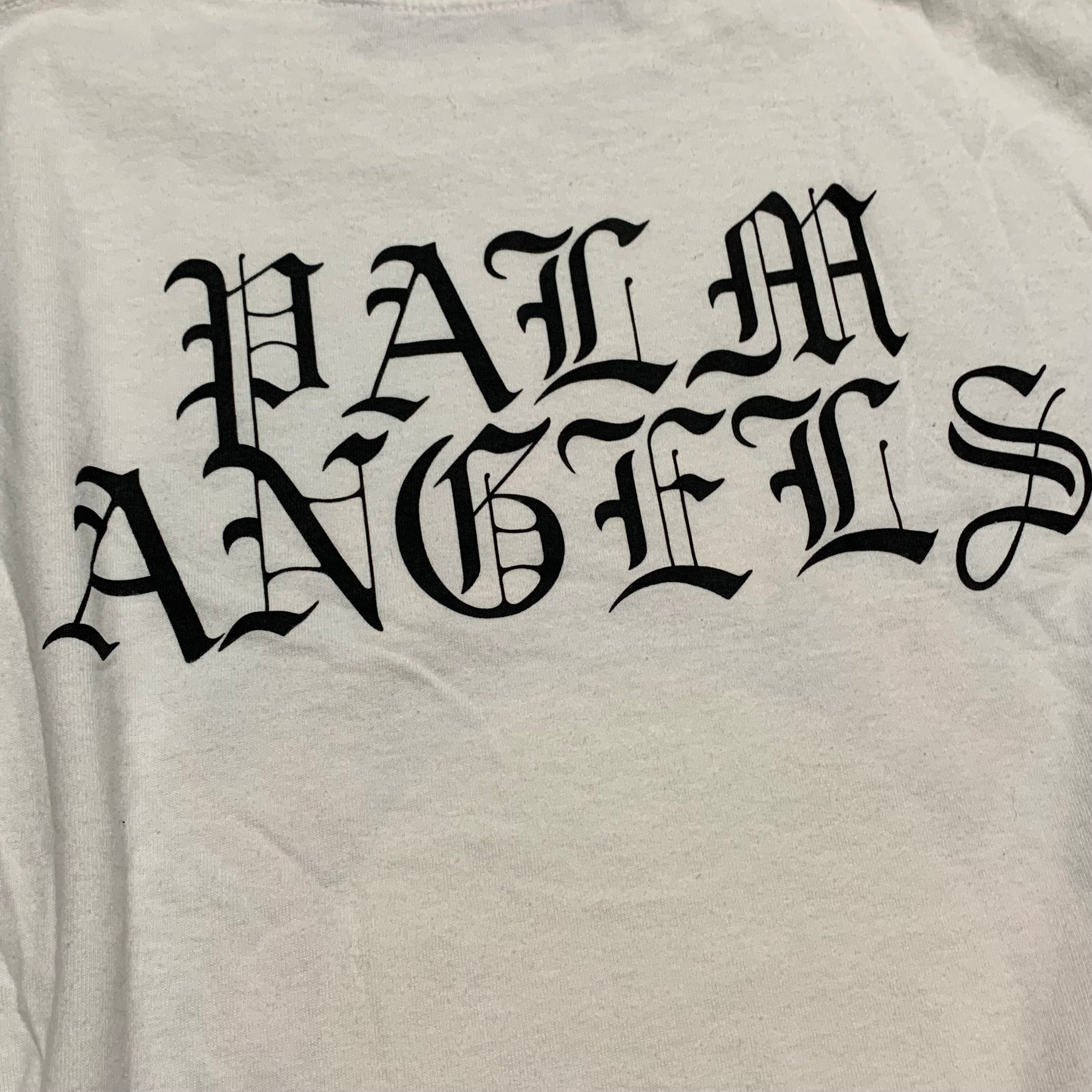 Palm Angels XS Burning Head White Tee 2021