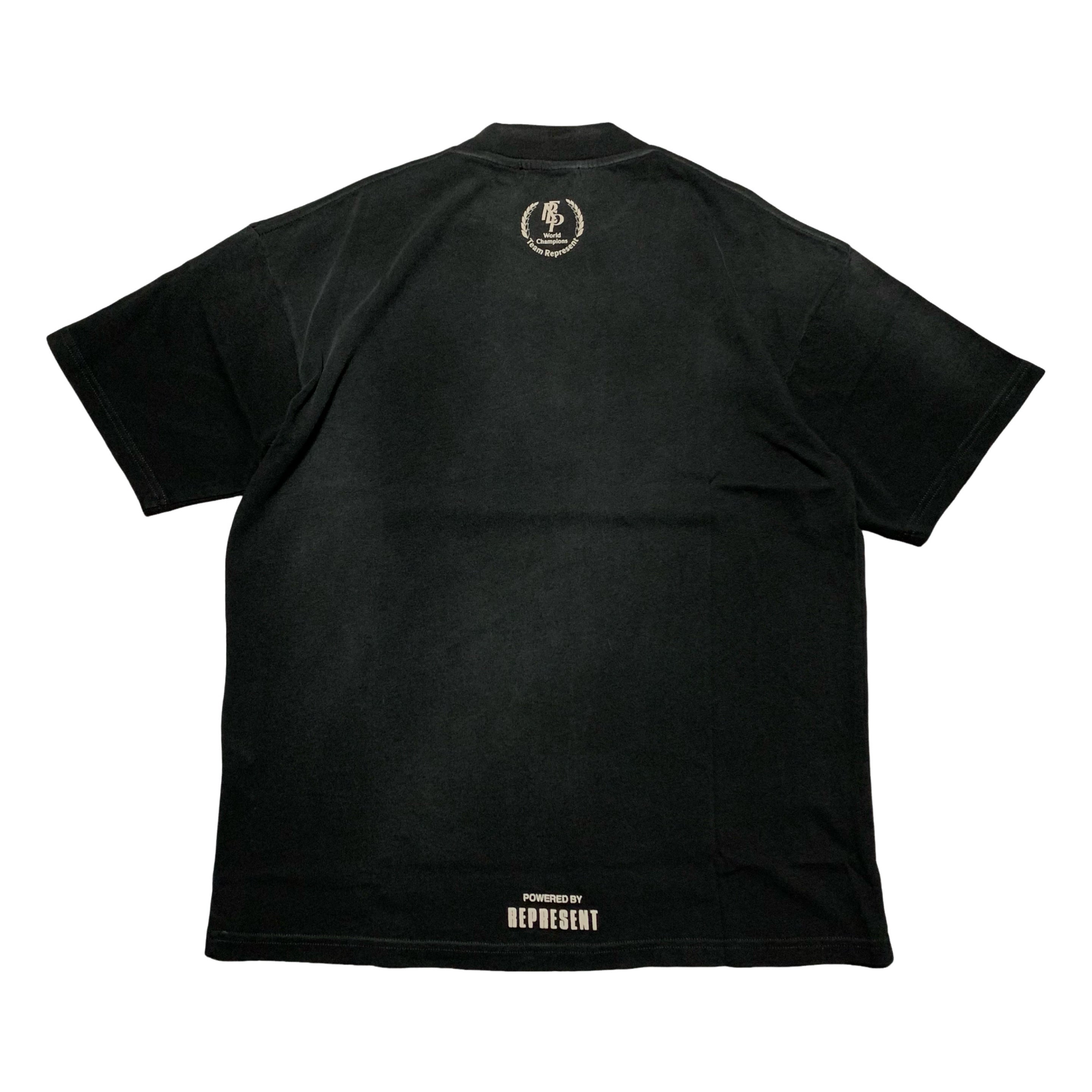 Represent XXS World Championship Stained Black Tee