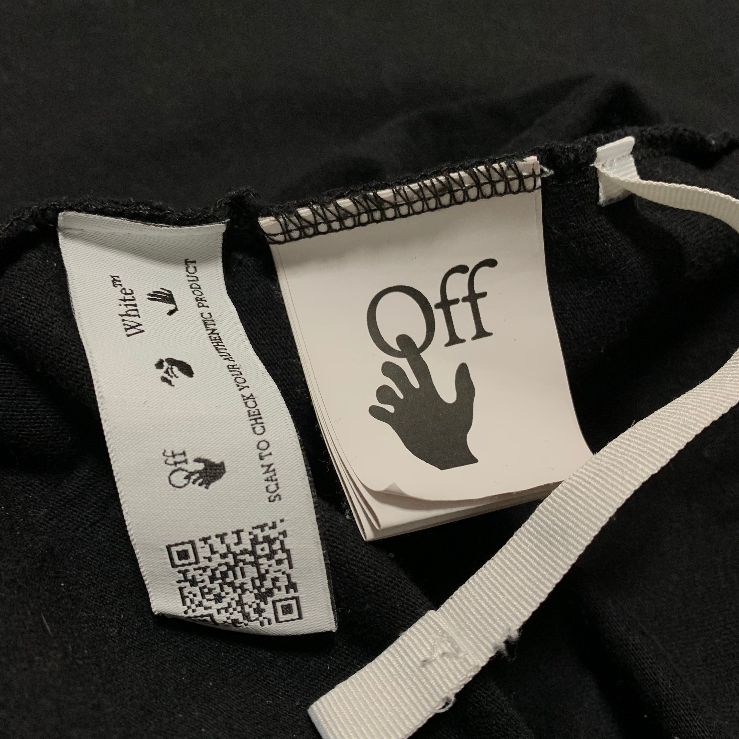 Off White Large Off Caravaggio Black Tee Virgil Abloh