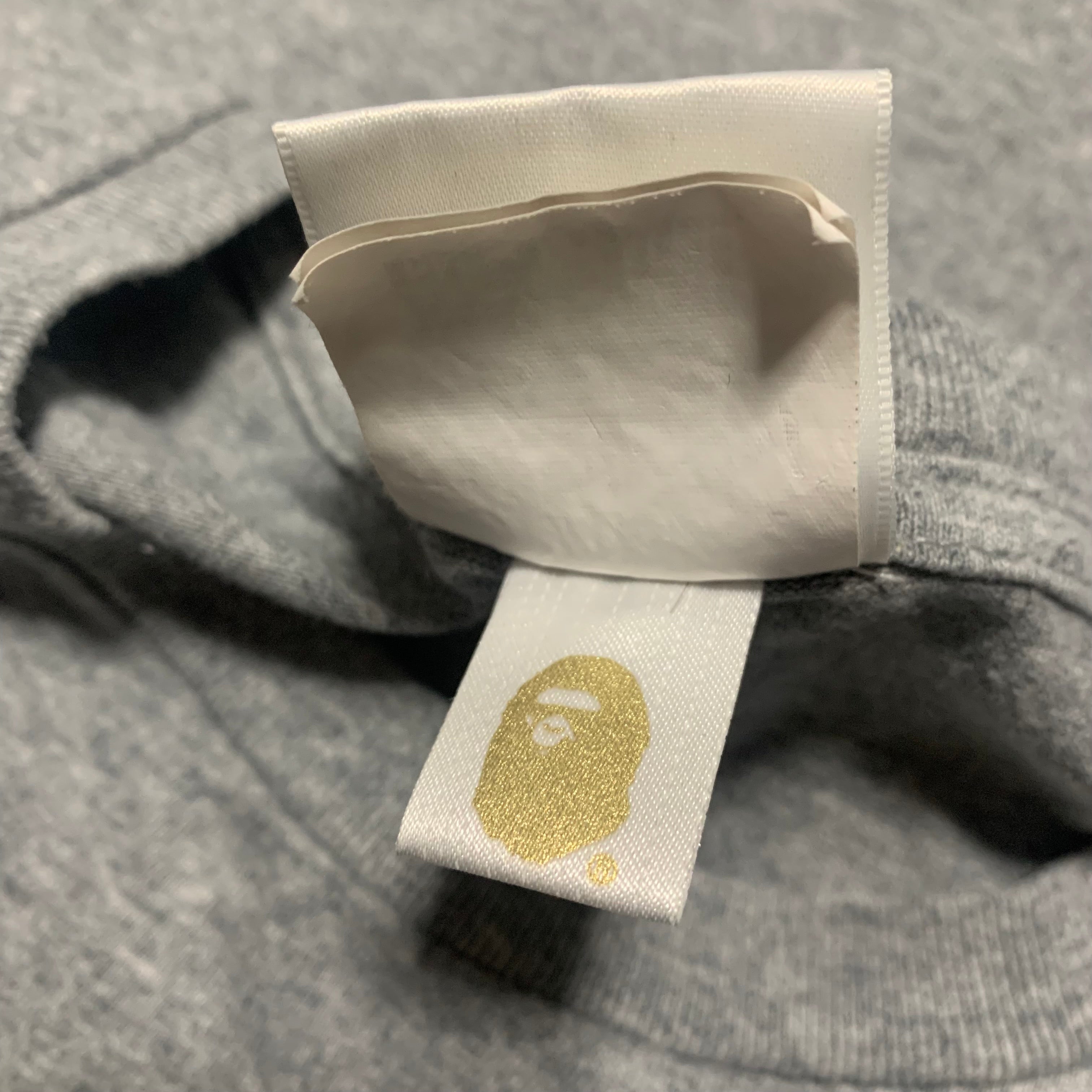 Bape Large Shark 1st Camo Grey Tee A Bathing Ape