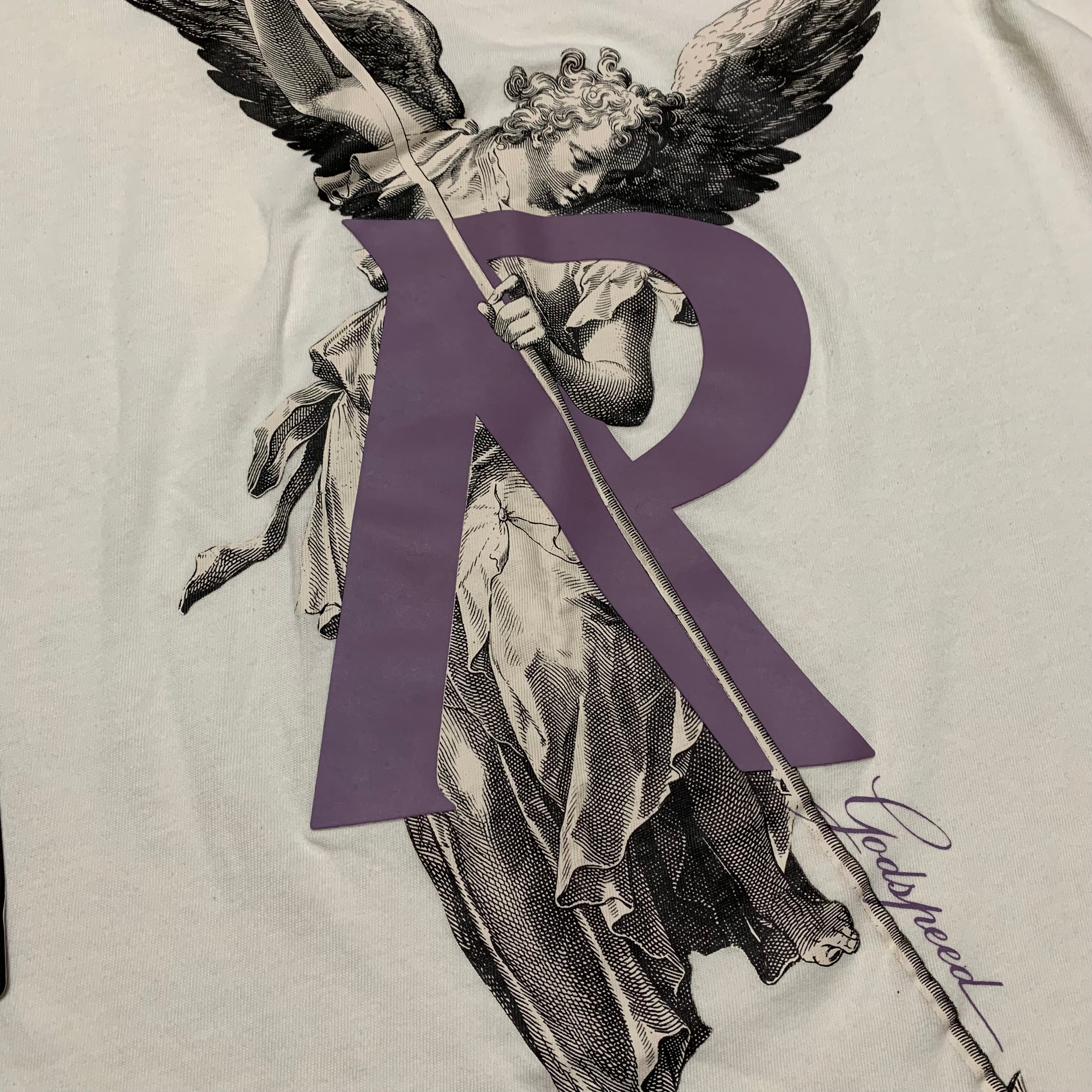 Represent Large Archangel Flat White Tee
