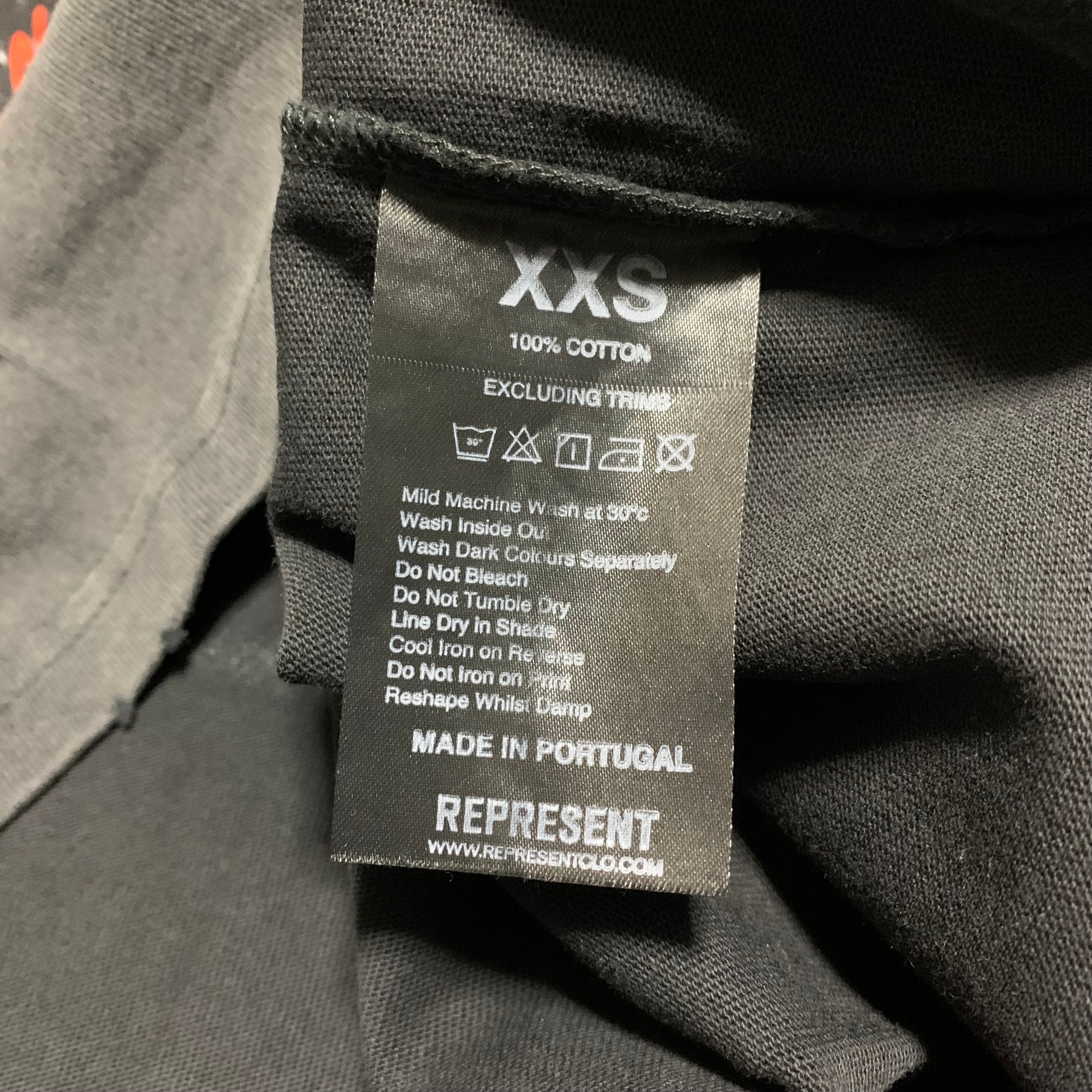 Represent XXS Motley Crue Bad Boys Vintage Grey Tee