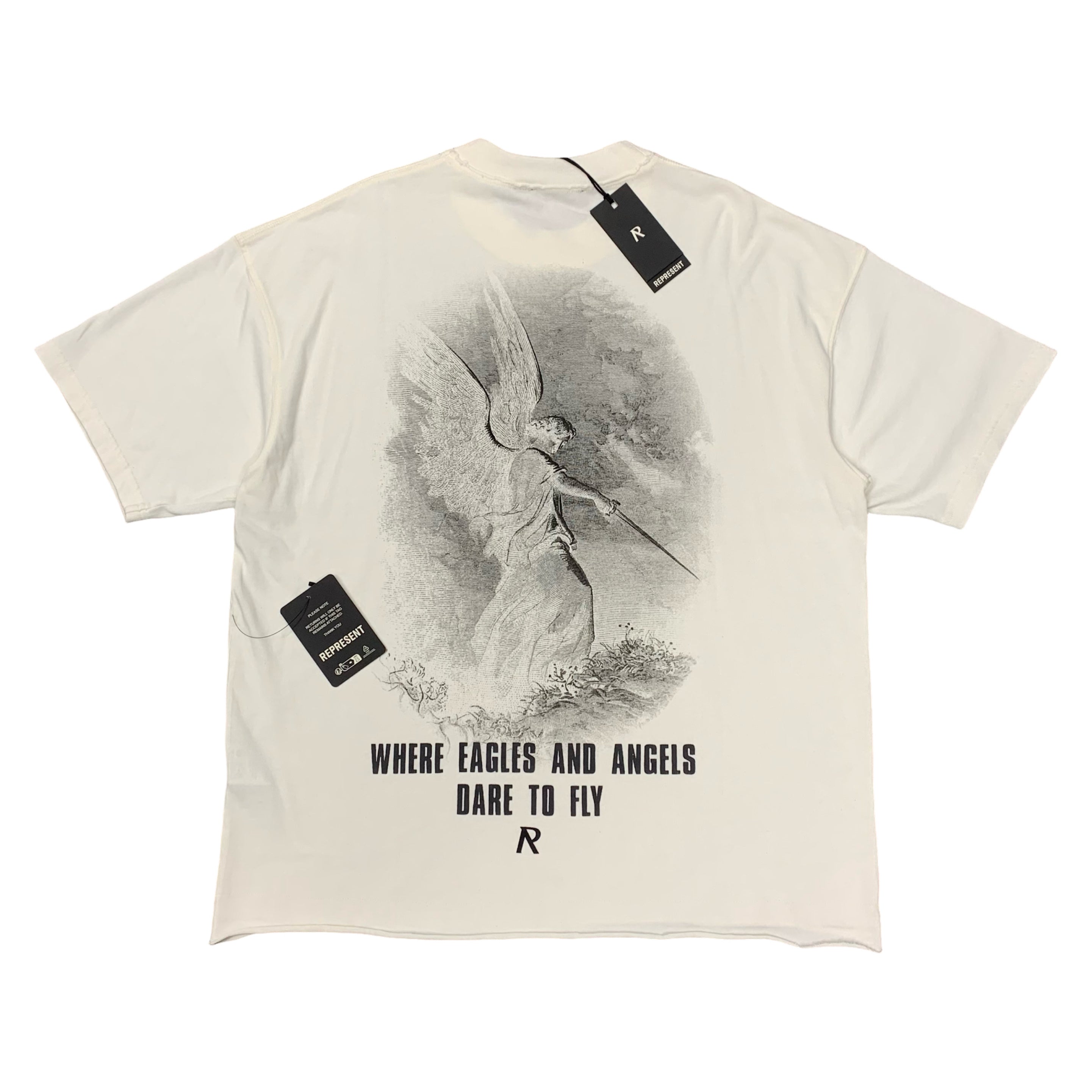 Represent Medium Tee Godspeed Flat White T-Shirt