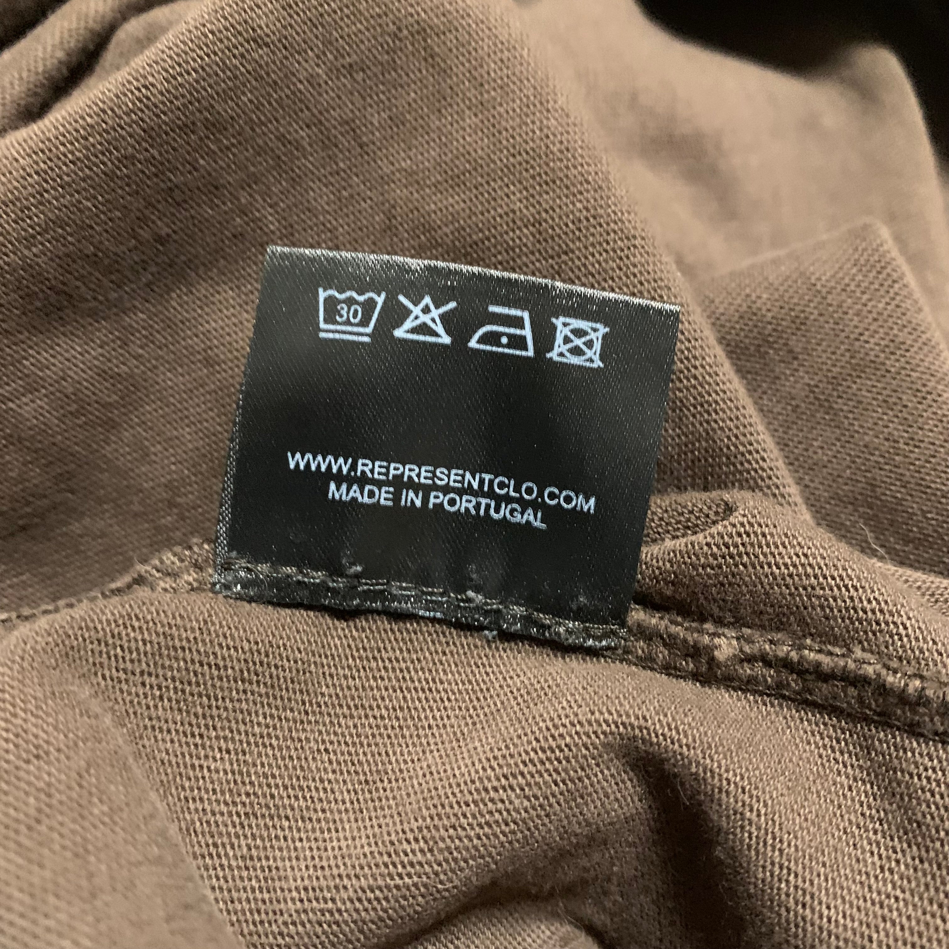Represent Large Ride Thru Hell Vintage Brown Tee 'Motor Spirit'