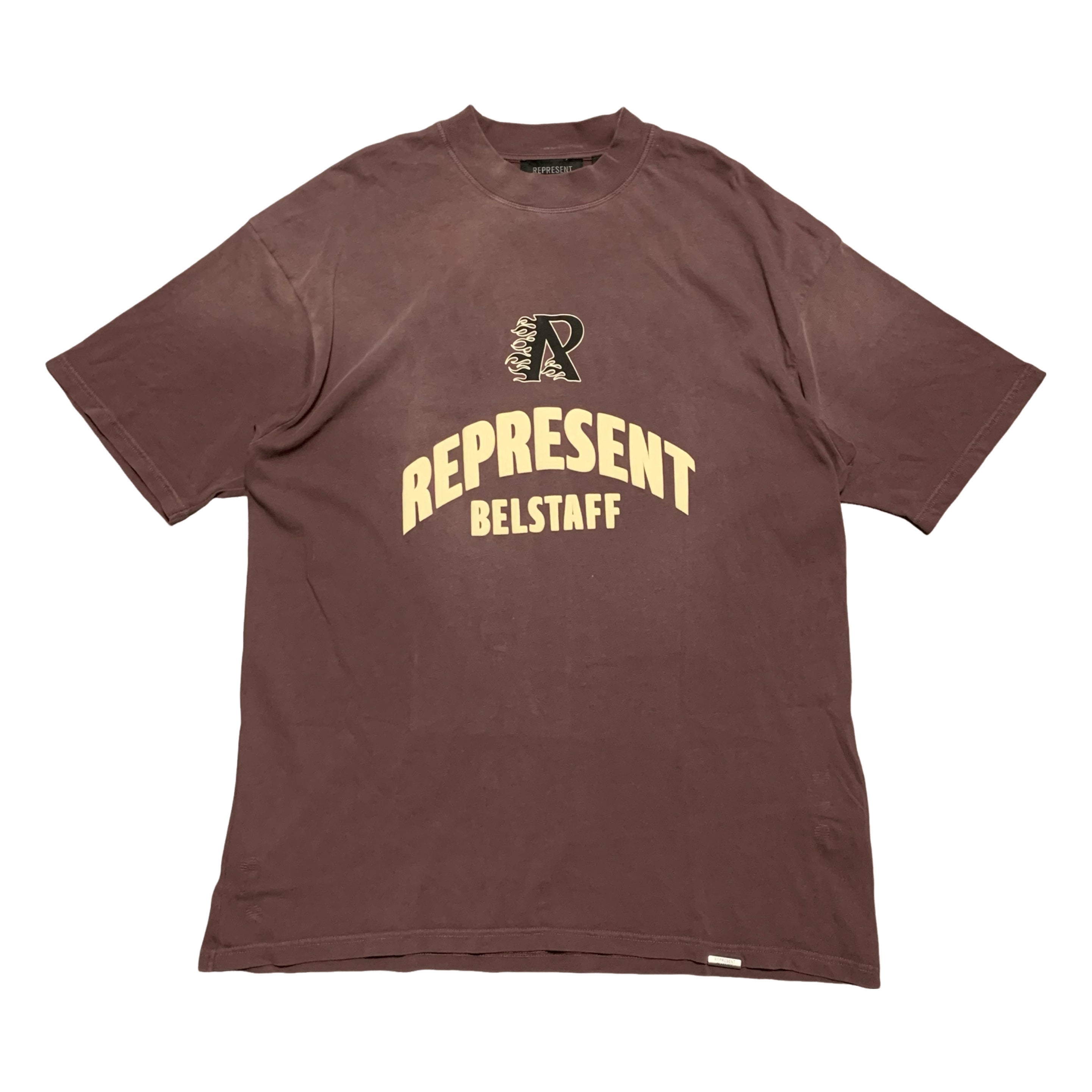 Represent x Belstaff Small Tee Flame Plum T-Shirt