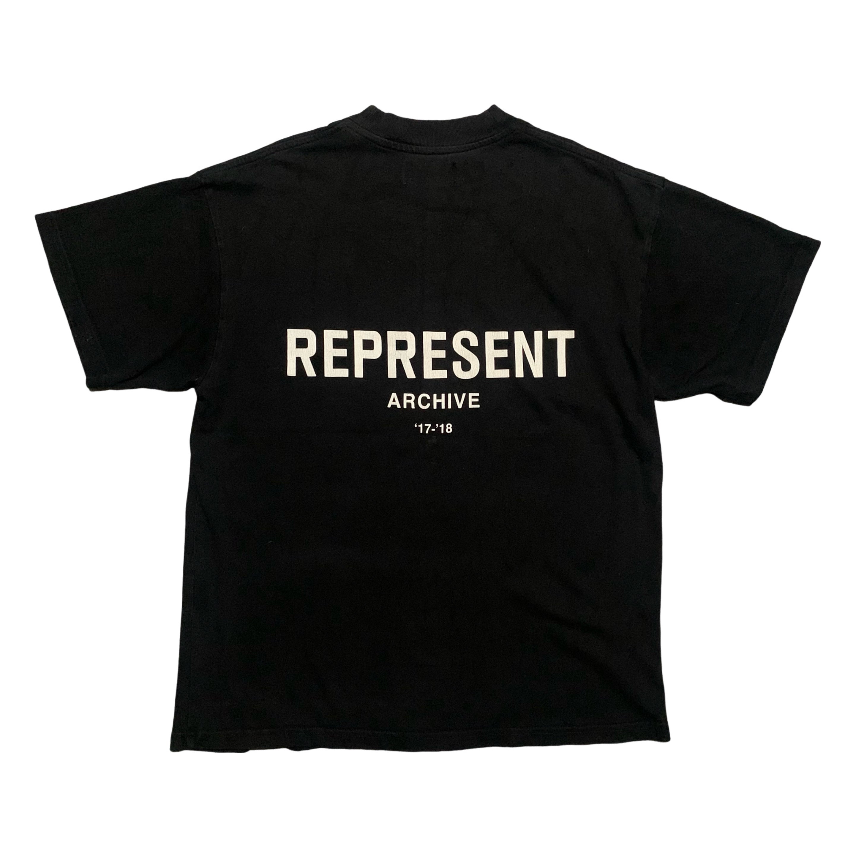 Represent Small Battle Archive Jet Black Tee