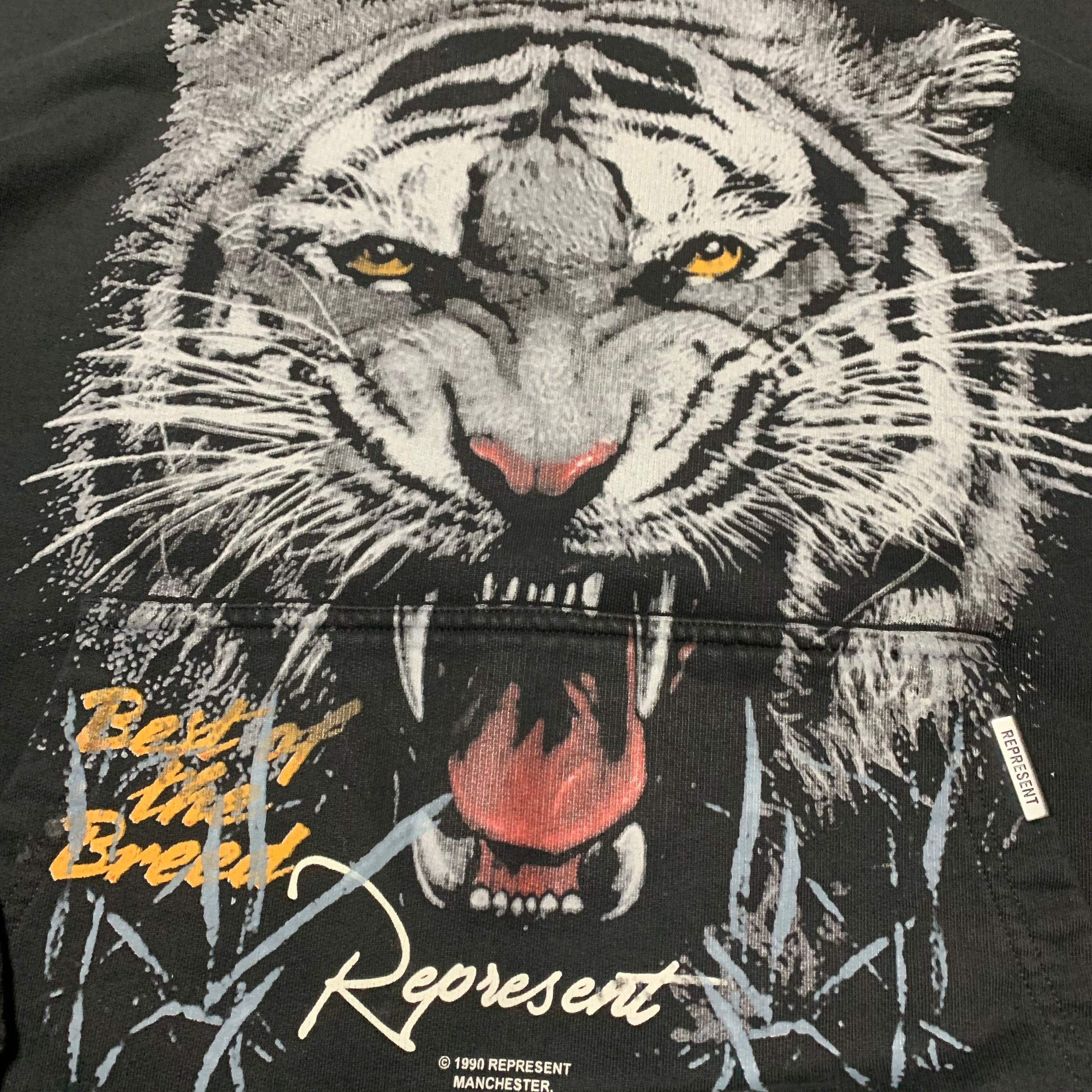 Represent Small Best Of Breed Vintage Black Hoodie