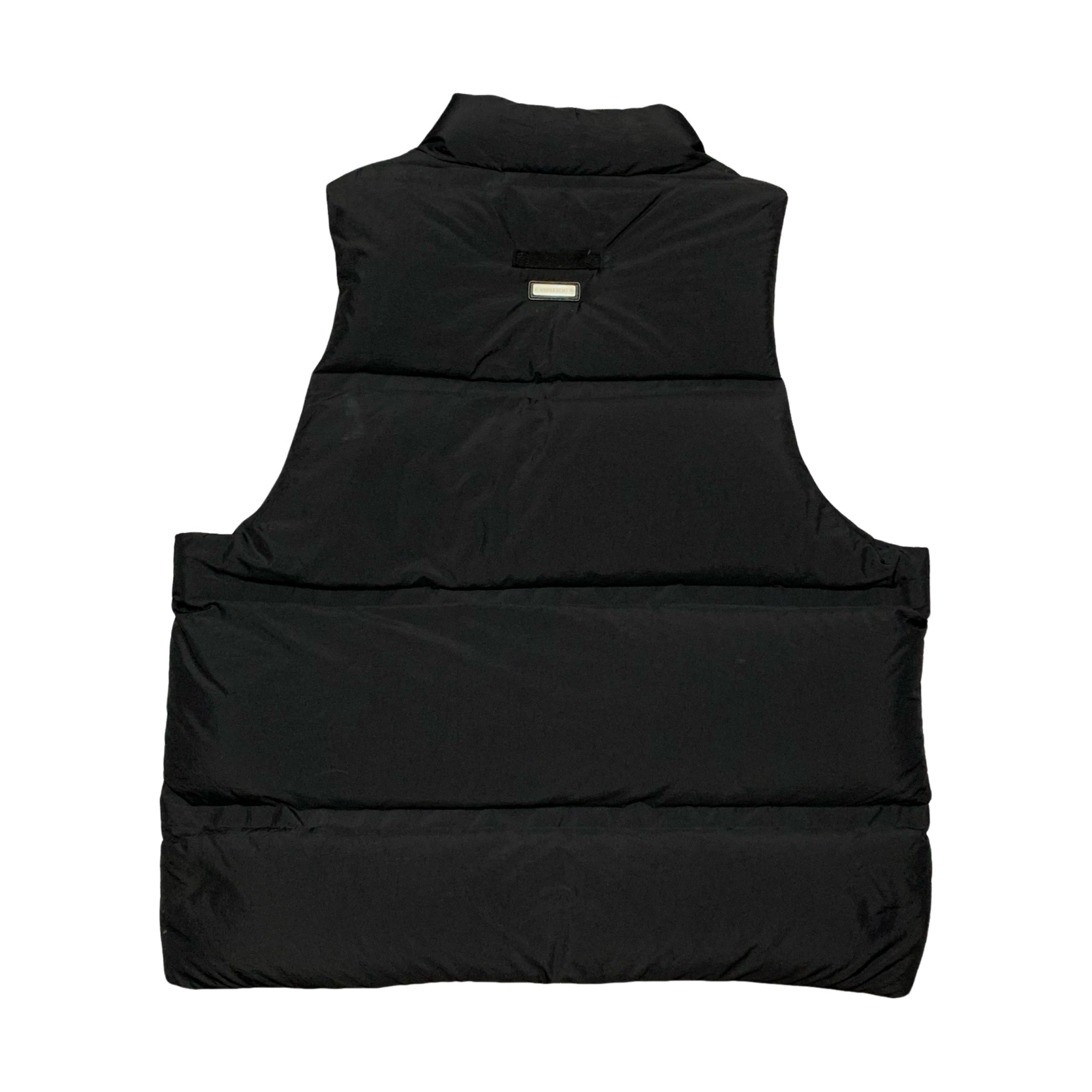 Represent XS Puffer Vest Black Gilet Oversized 2022