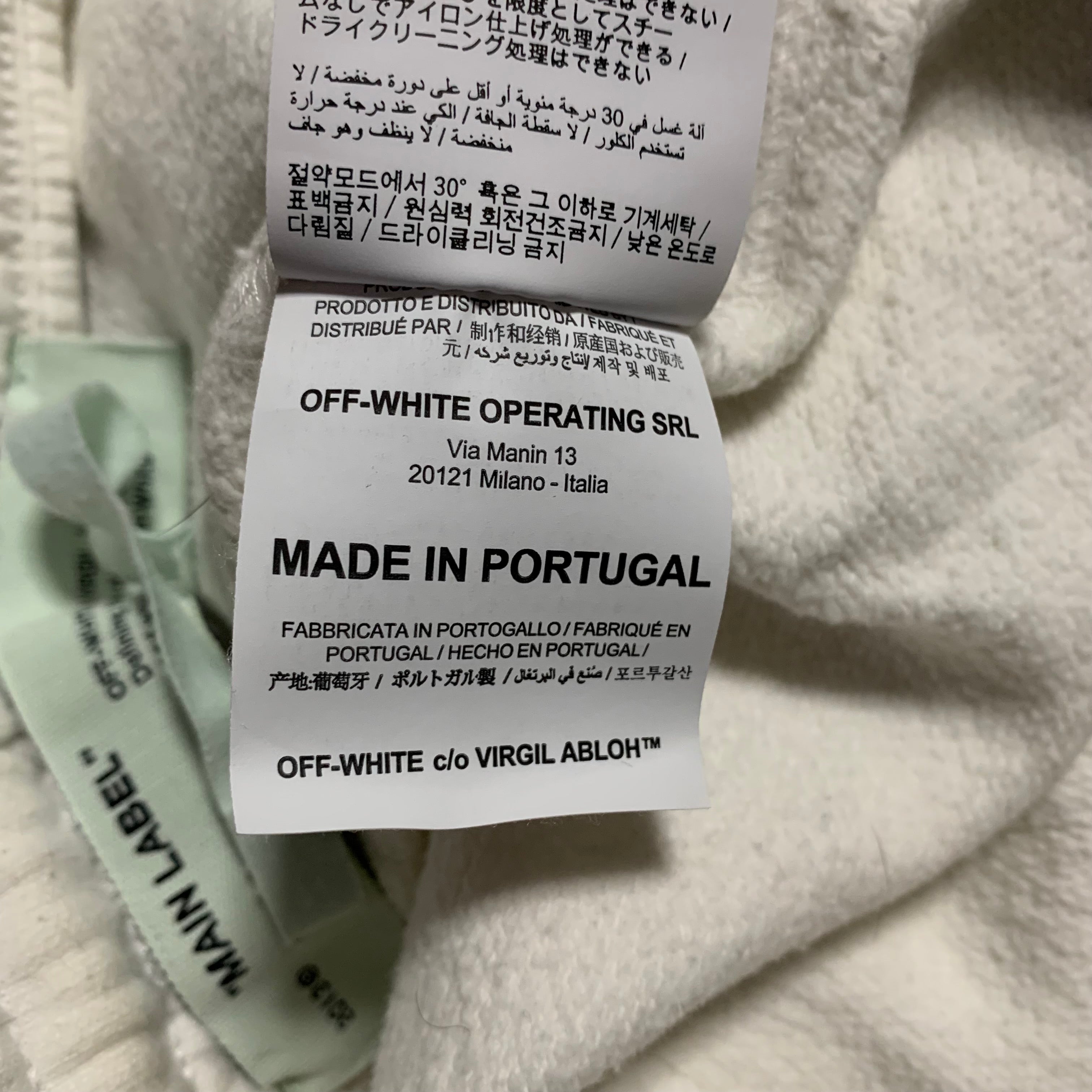 Off White Small Shorts Arachno Spider Arrows White Bottoms Virgil Abloh