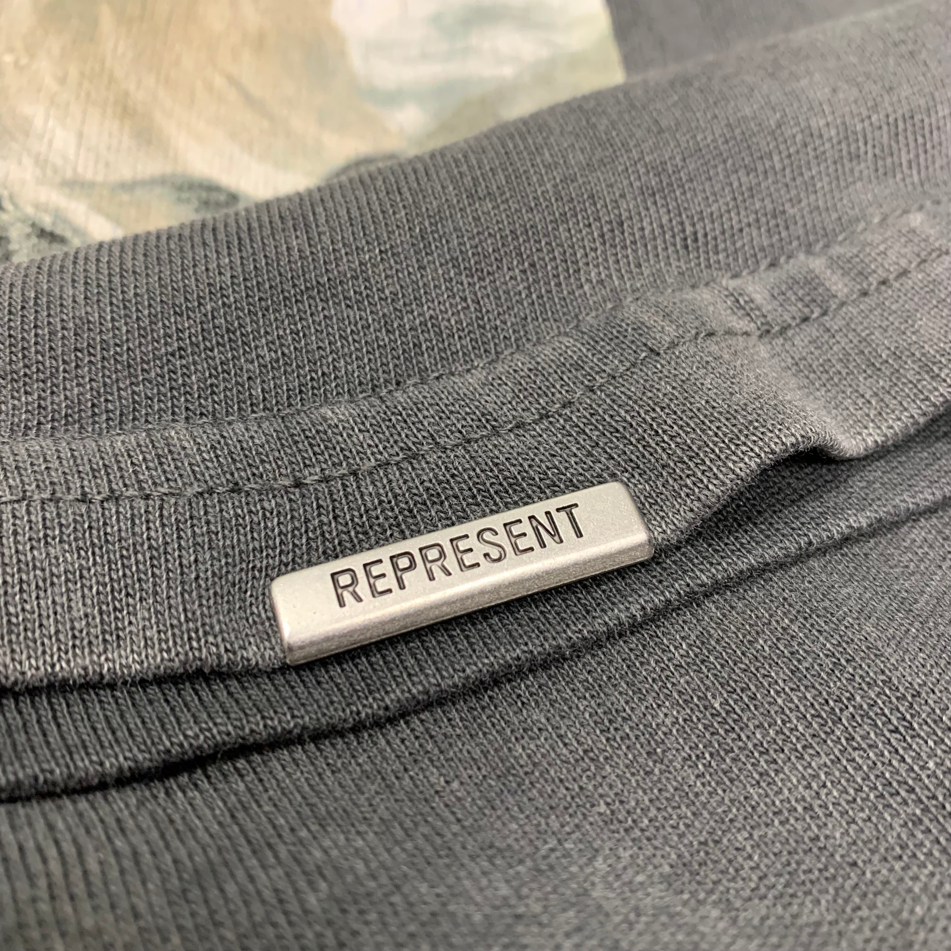 Represent Medium Horizons Aged Black T-Shirt