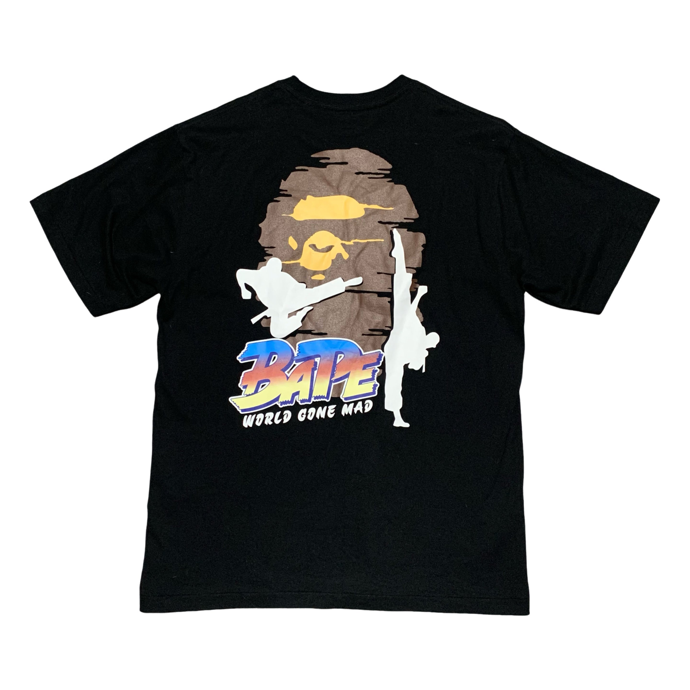 Bape Large Japana Culture Karate Black Tee A Bathing Ape