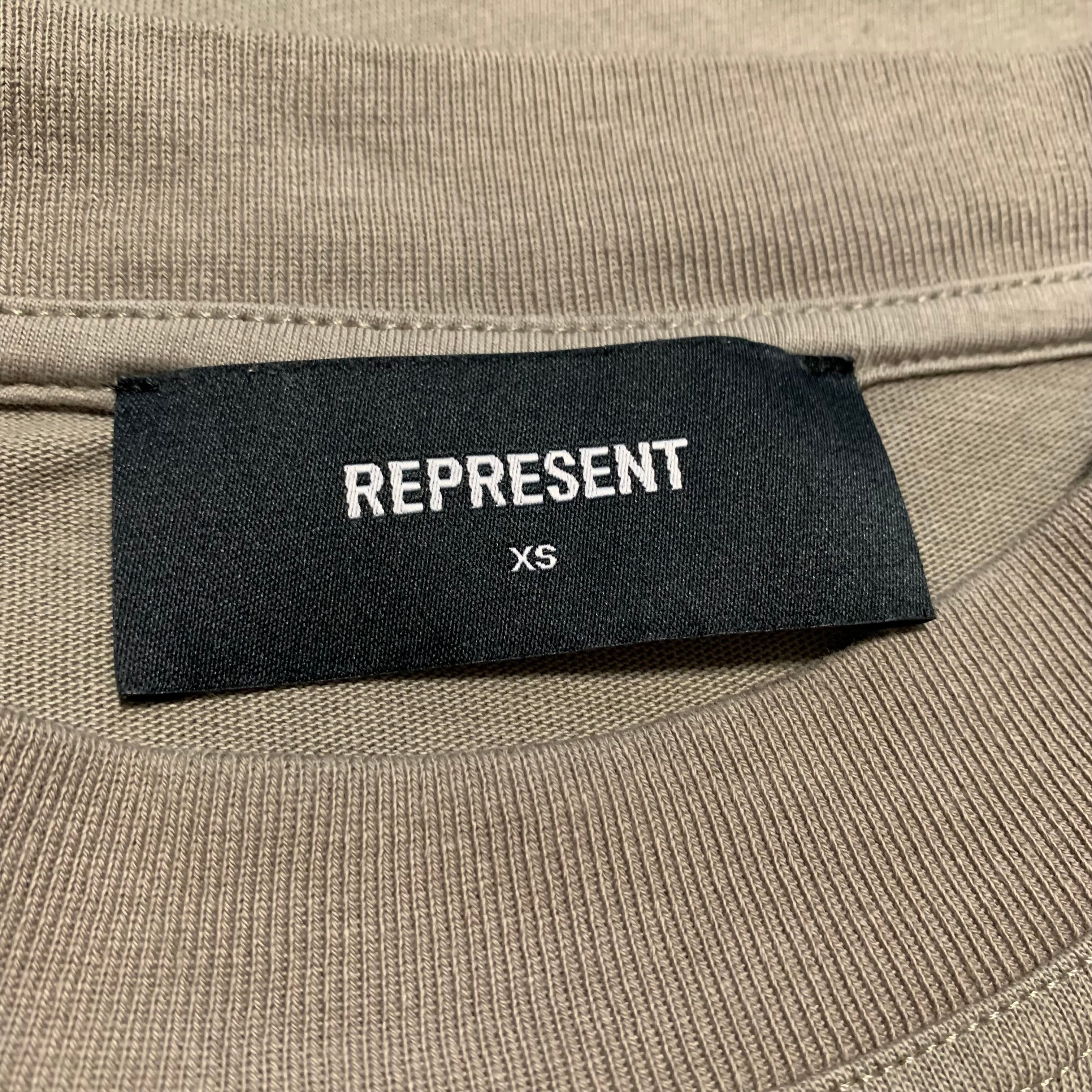 Represent XS Patron Of The Club Khaki Green Tee