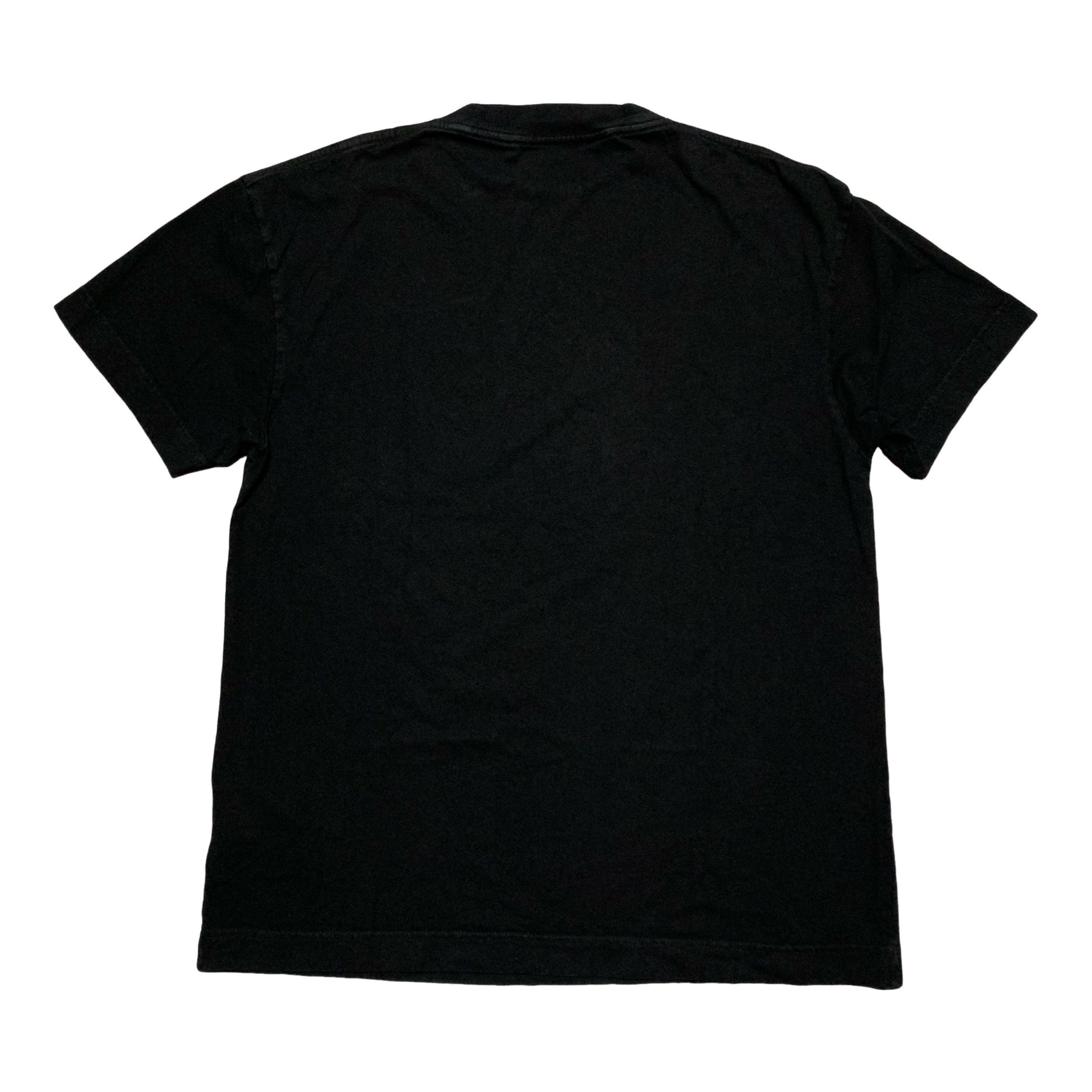 Palm Angels Medium Hong Kong Sprayed Black Tee