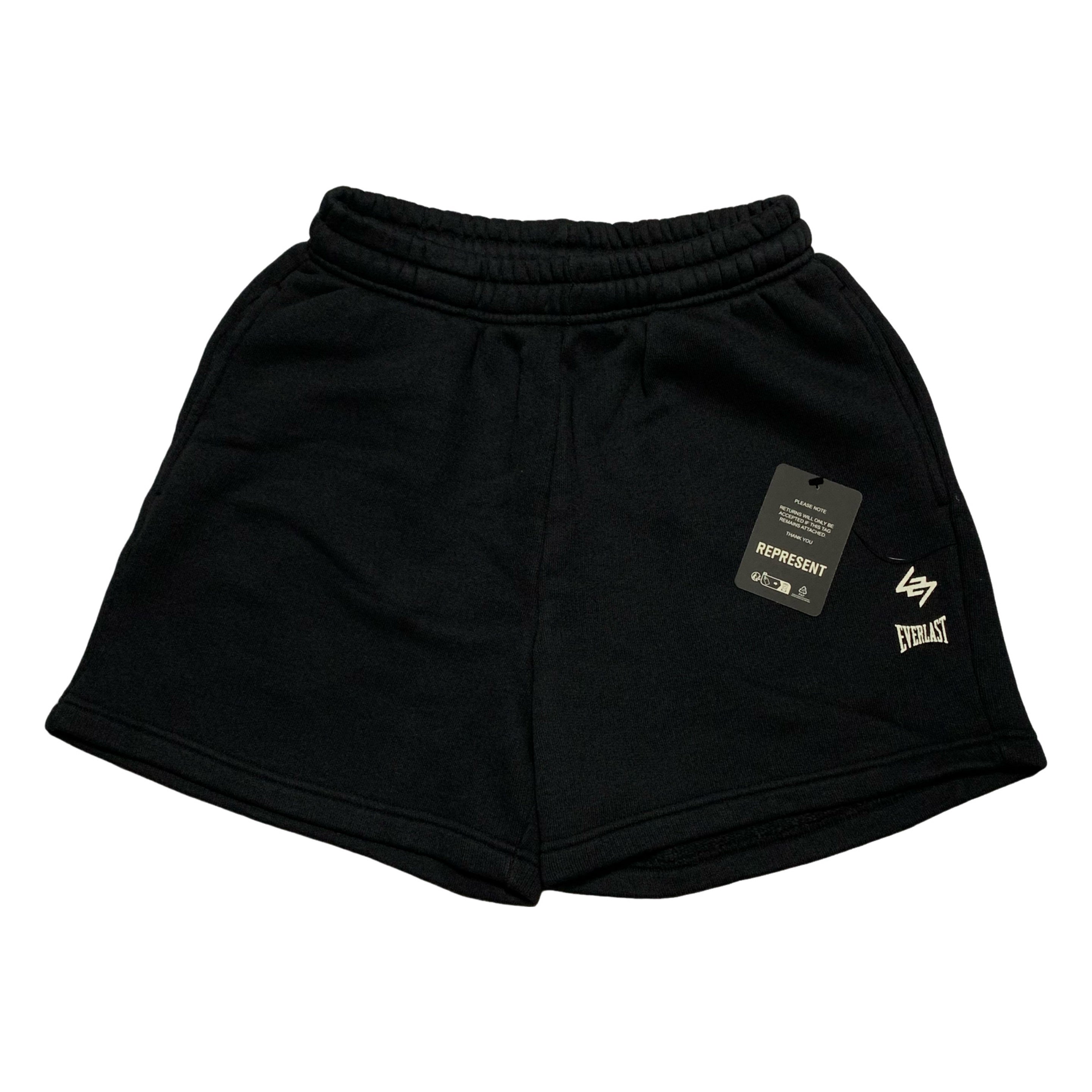 Represent Small Shorts 247 x Everlast Training Camp Jersey Off Black Shorts