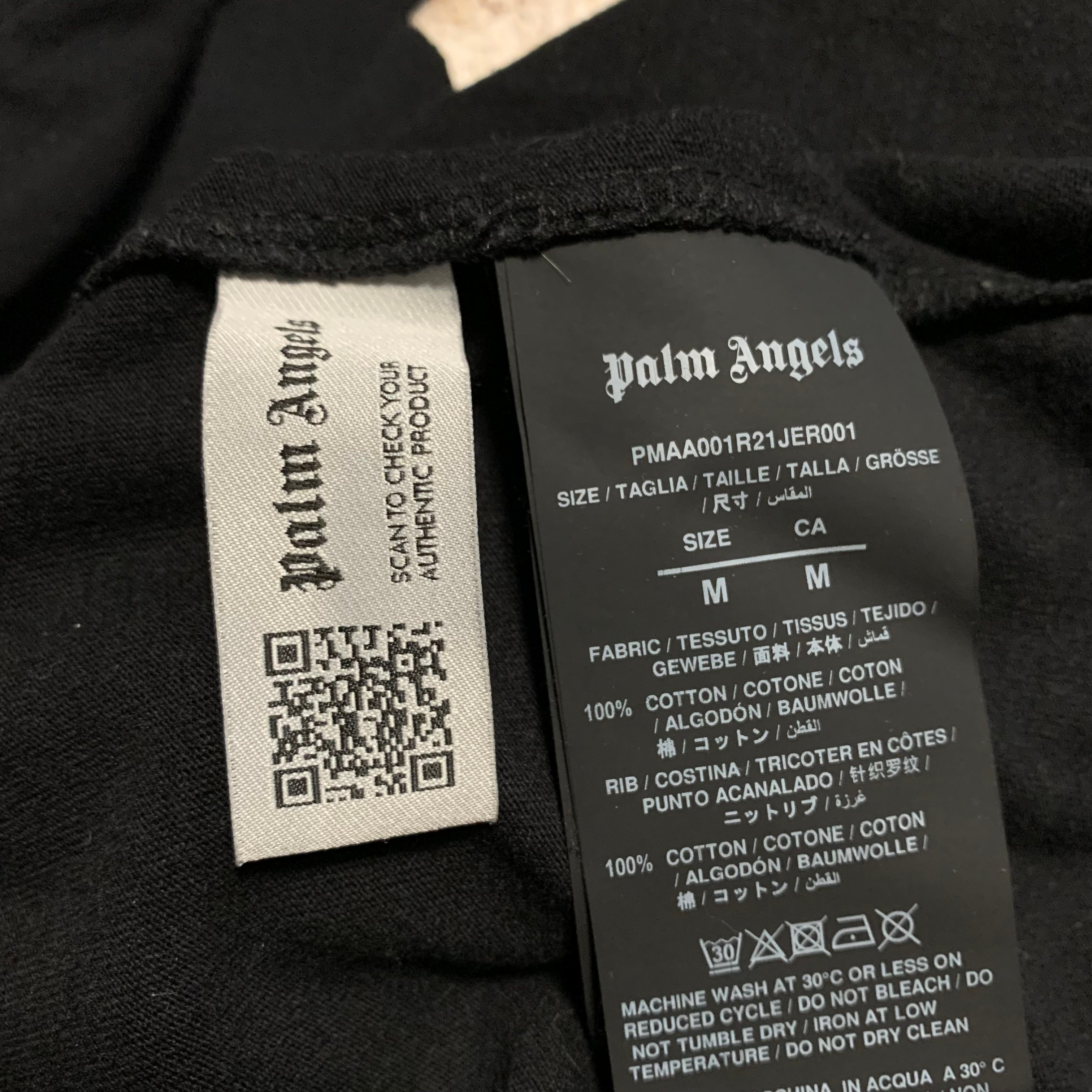Palm Angels Medium Kill The Bear Black Tee