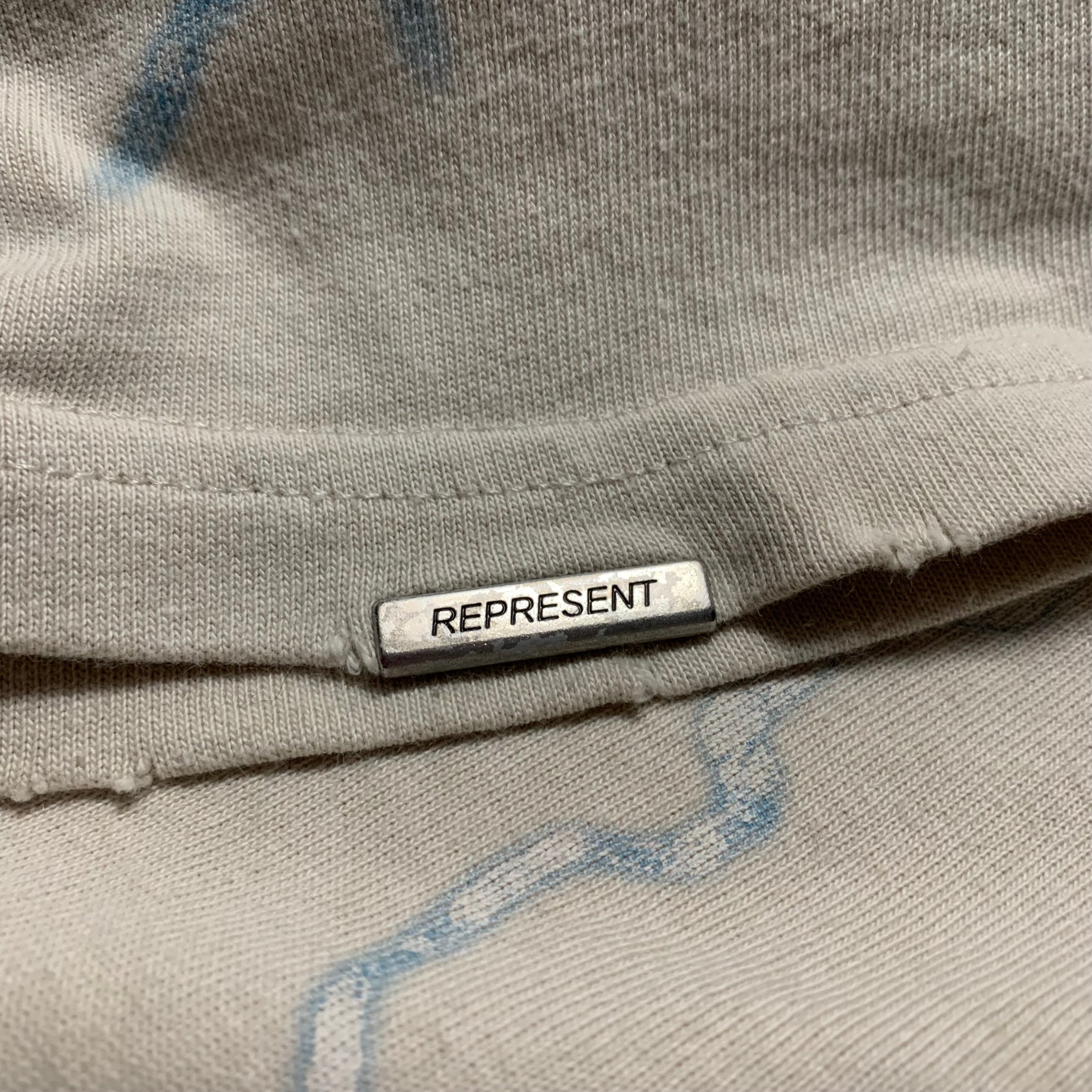 Represent Large Louder Than Hell Vintage White Tee