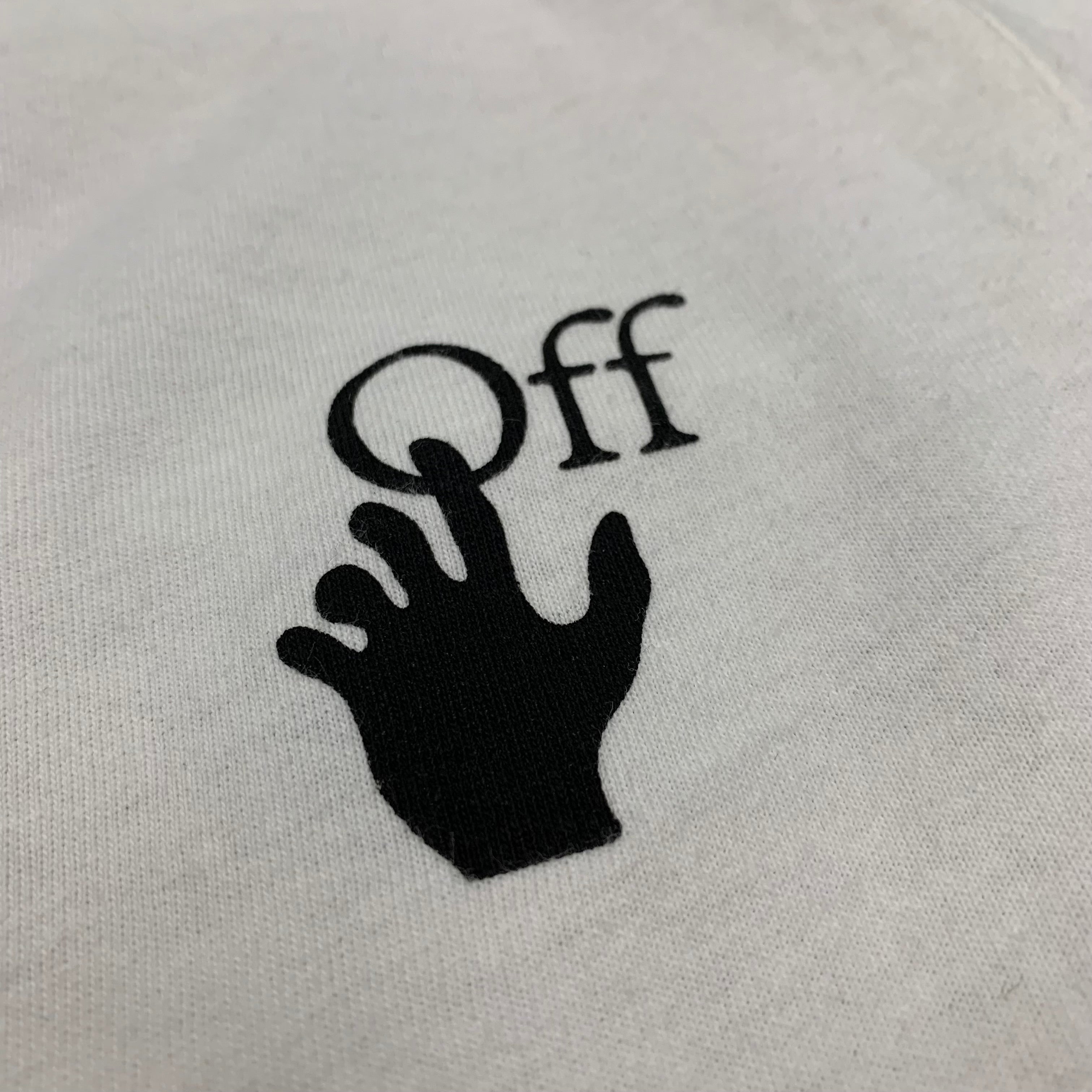 Off White XXS Tee Degrade Arrows White T-Shirt Virgil Abloh