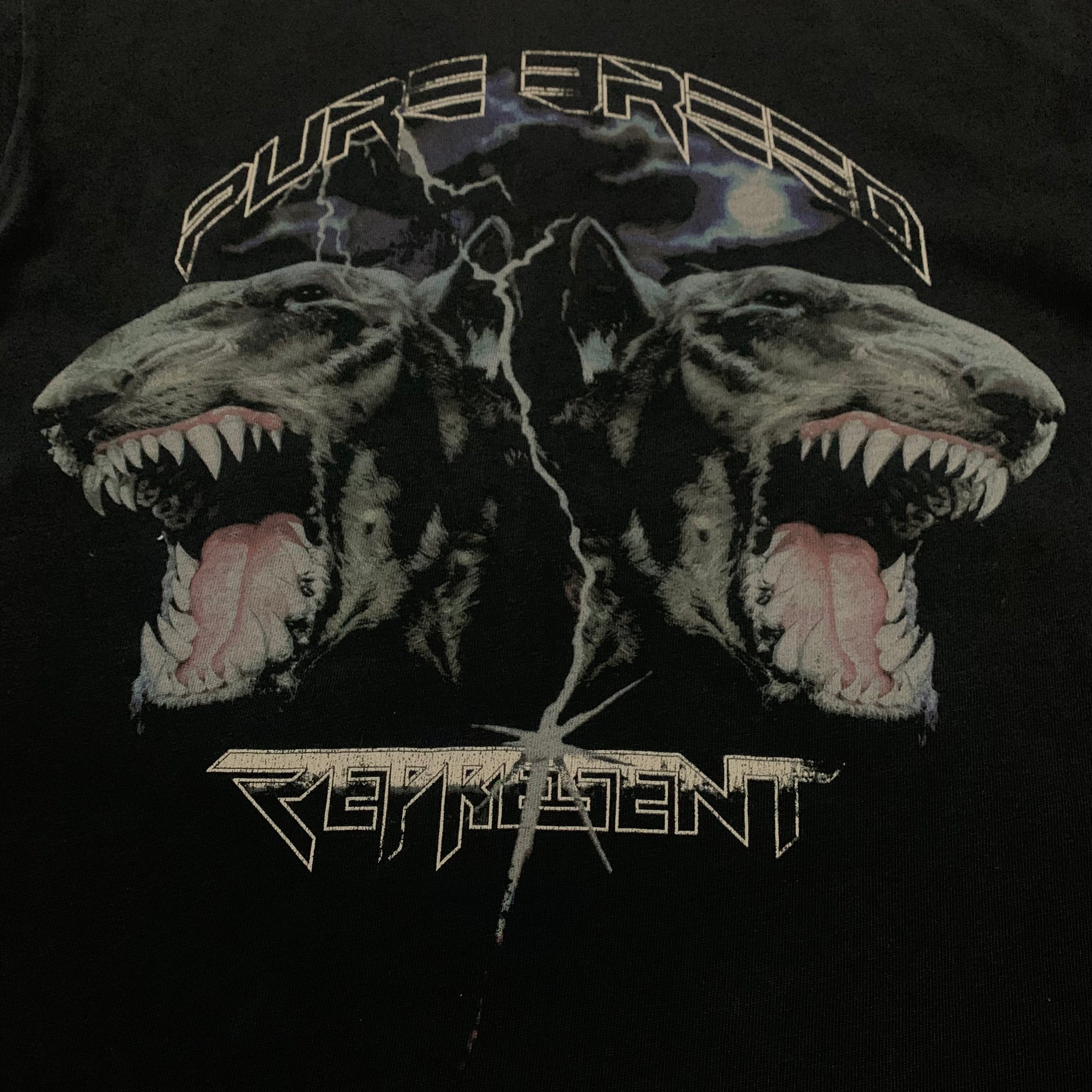 Represent XS Pure Breed Vintage Black Tee