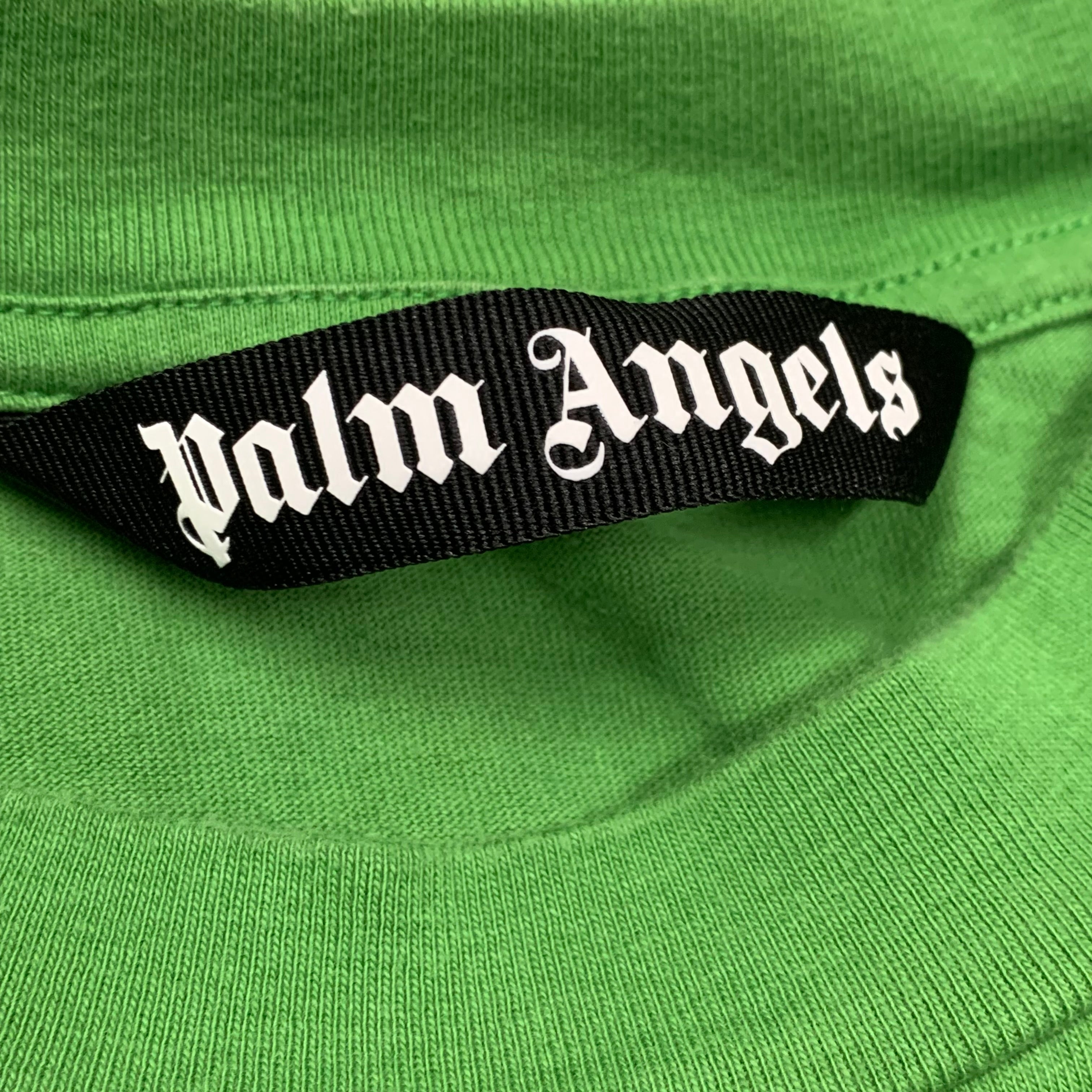 Palm Angels Large Tee Bear Classic Green T-Shirt
