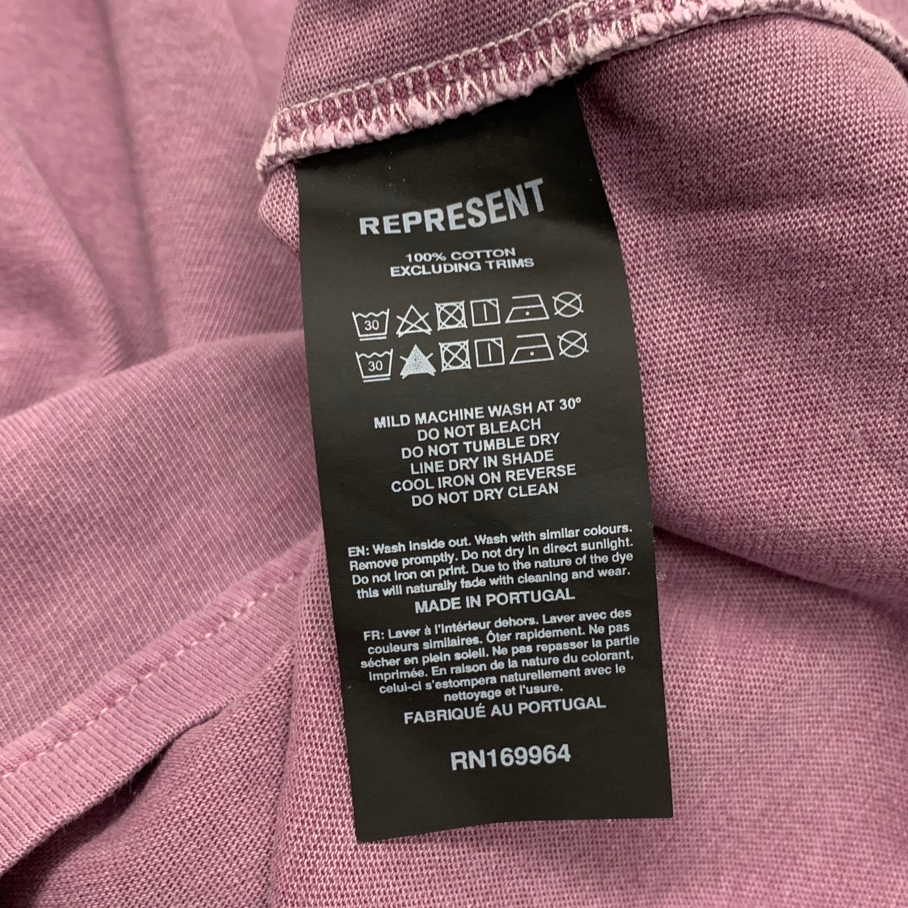 Represent Small Tee Owners Club Vintage Purple T-Shirt