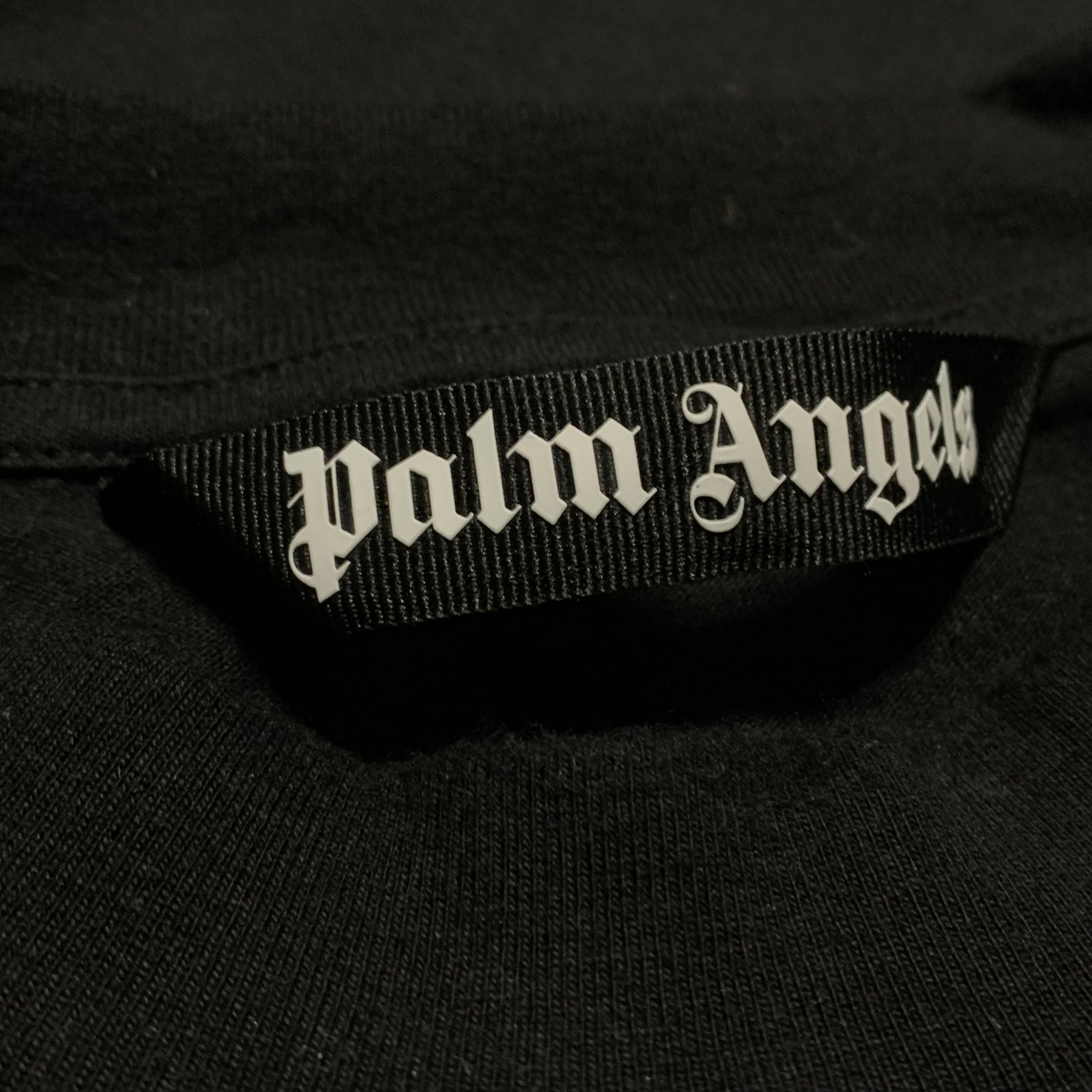 Palm Angels Large Classic Bear Black Tee